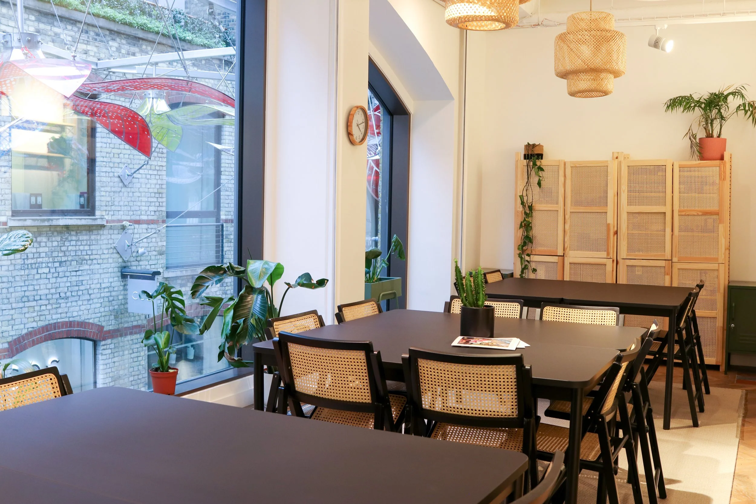 meeting room lunch tables interior venue space for hire