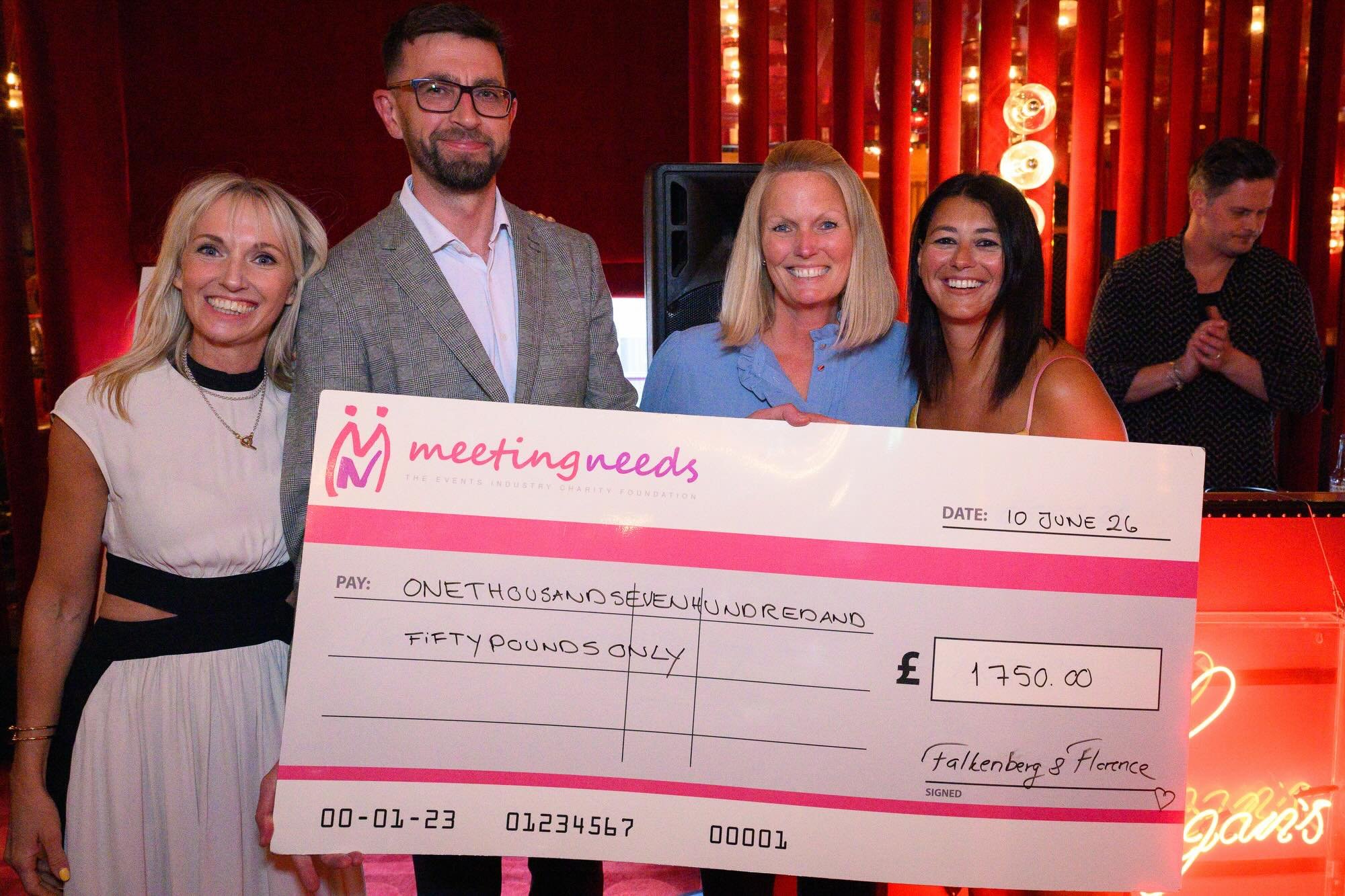 While we wait for the official pics from our Annual Summer Soir&eacute;e on Wednesday, we are thrilled to share that we raised &pound;1,750 for Meeting Needs. Huge thanks to everyone who came out, donated a prize, bought a ticket, and supported the c