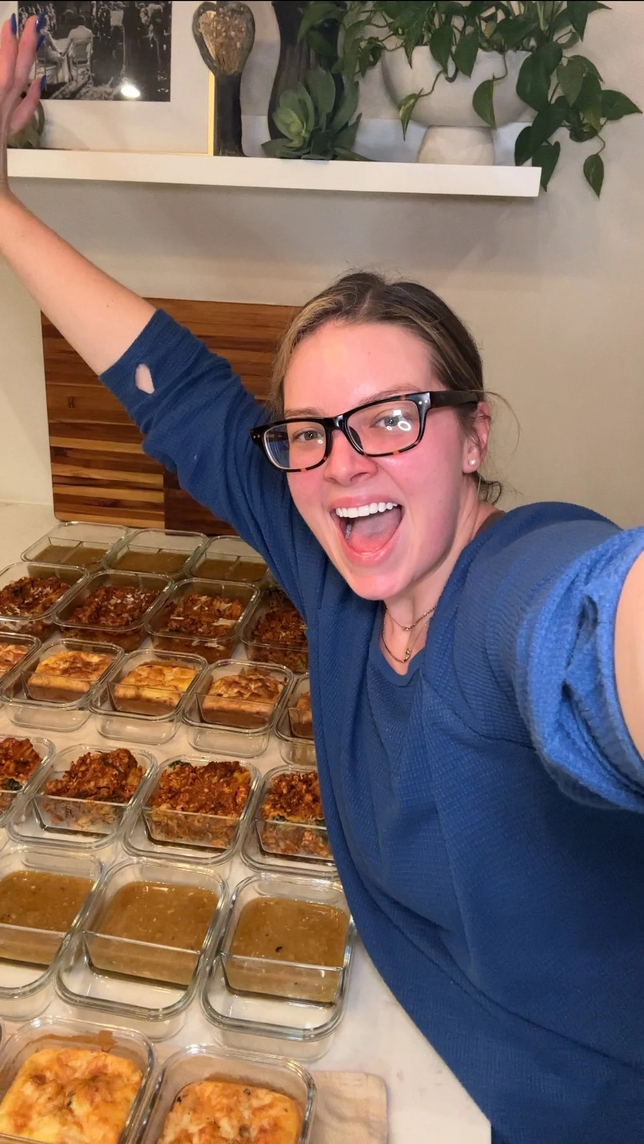 Meal Prep Process: High Protein Breakfast Biscuits, Lemon Lentil Soup, High Protein Stuffed Manicotti