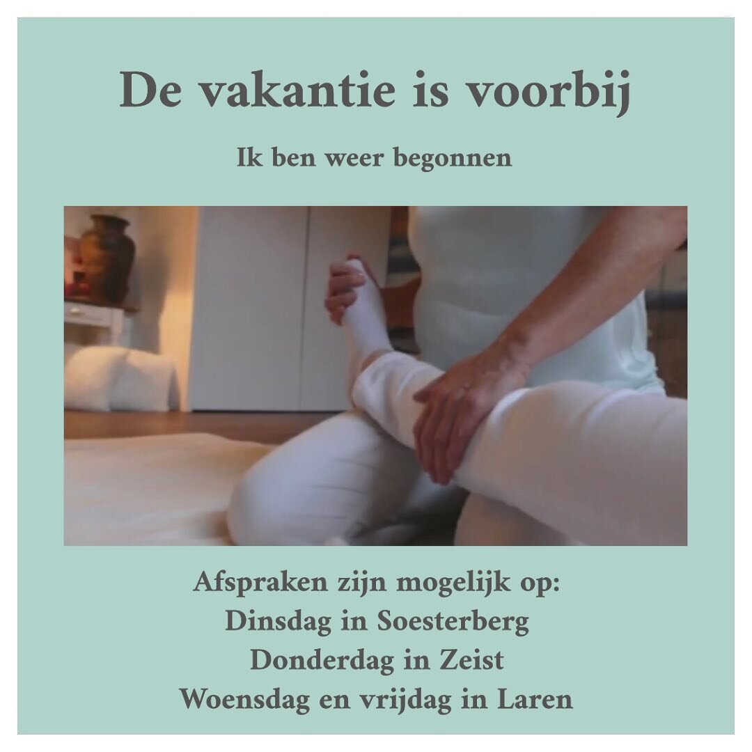 De vakantie is voorbij ☀️ #shiatsu #zen #zenshiatsu #therapie #shiatsutherapeut #shiatsutherapie #shiatsubehandeling #manueletherapie #meridianen #klachten  #qi #energie #acupunctuur #japanseacupunctuur #massage #coach #voeding #voedingsadvies #ontbi