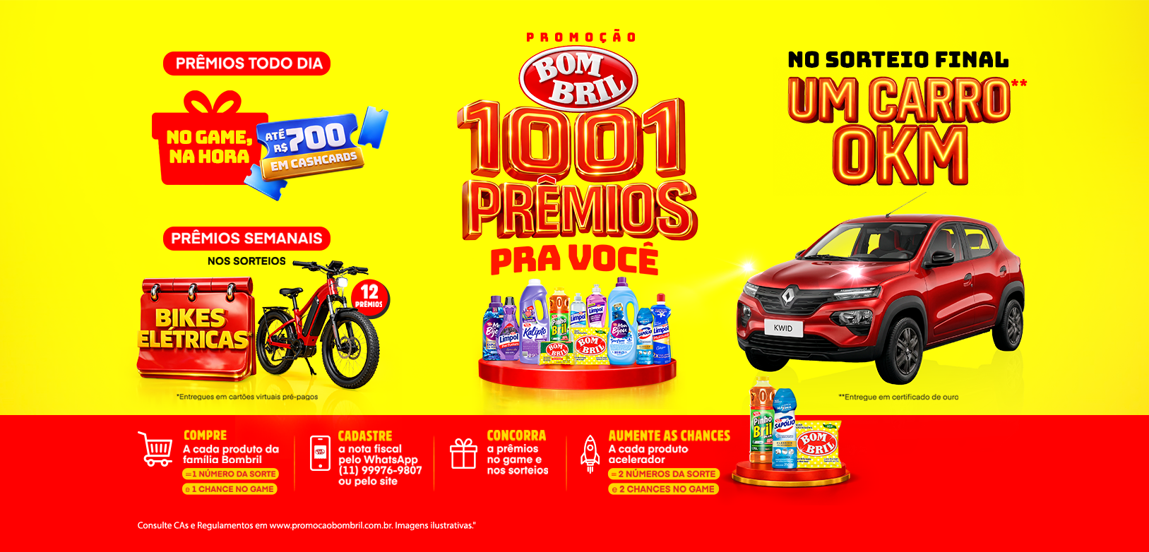 Promoção Bombril 1001 Prêmios pra você