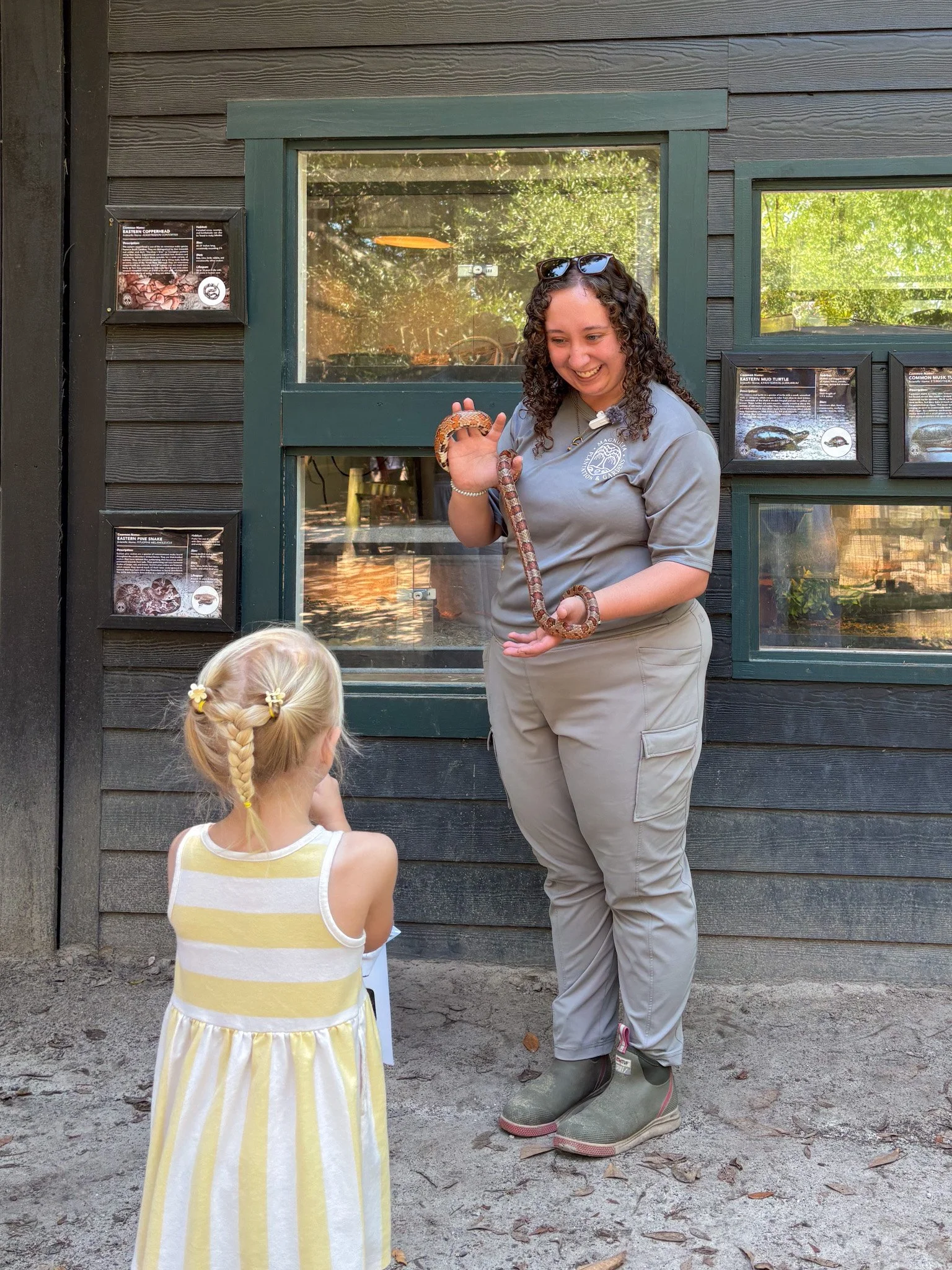 Meet and Greet with Corn Dog at the Wildlife Center