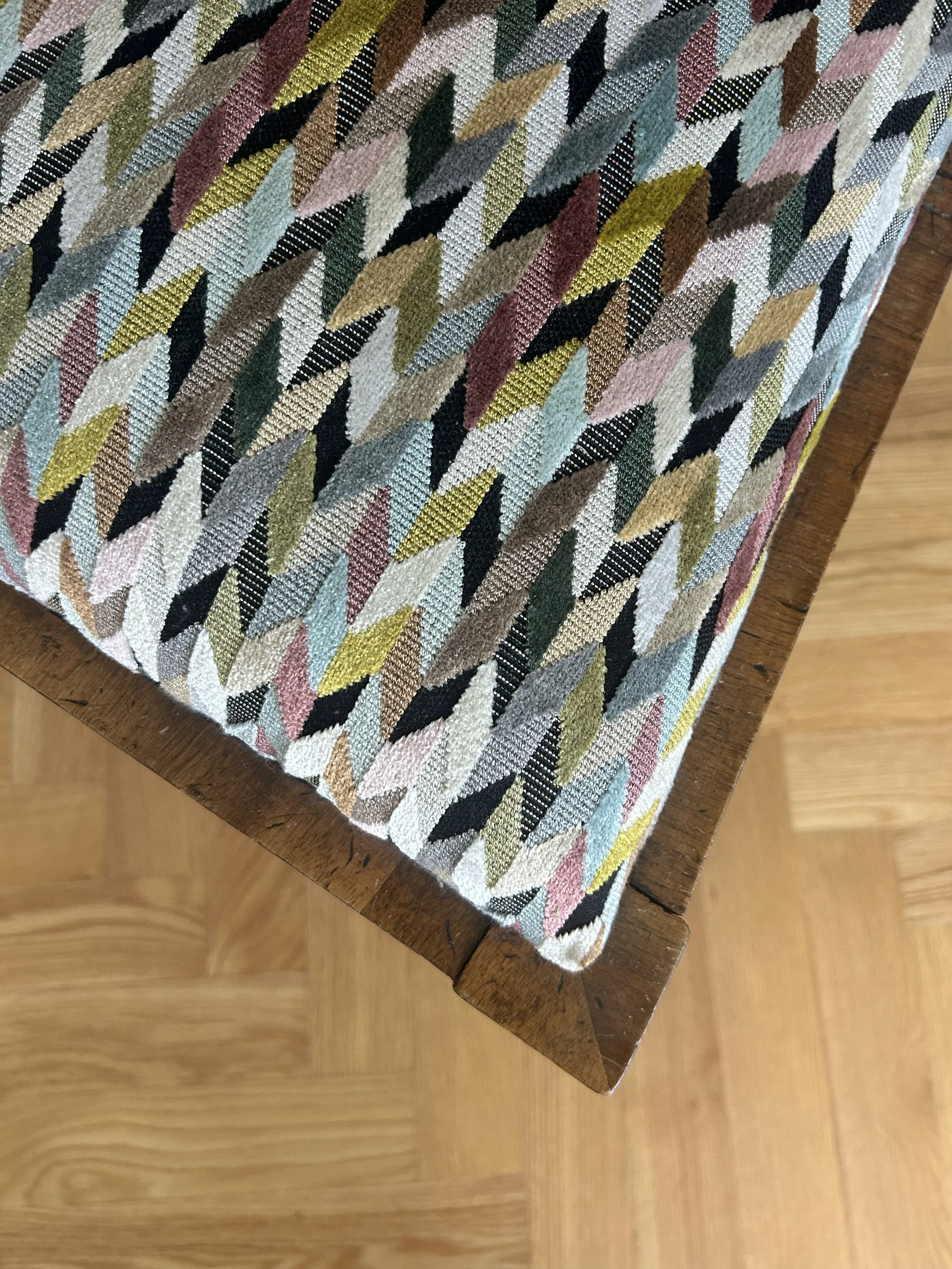 Above angle of a drop in dinning chair