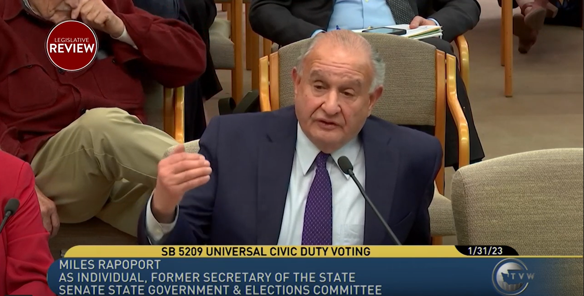 WATCH: Universal Voting Bill Hearing in Washington