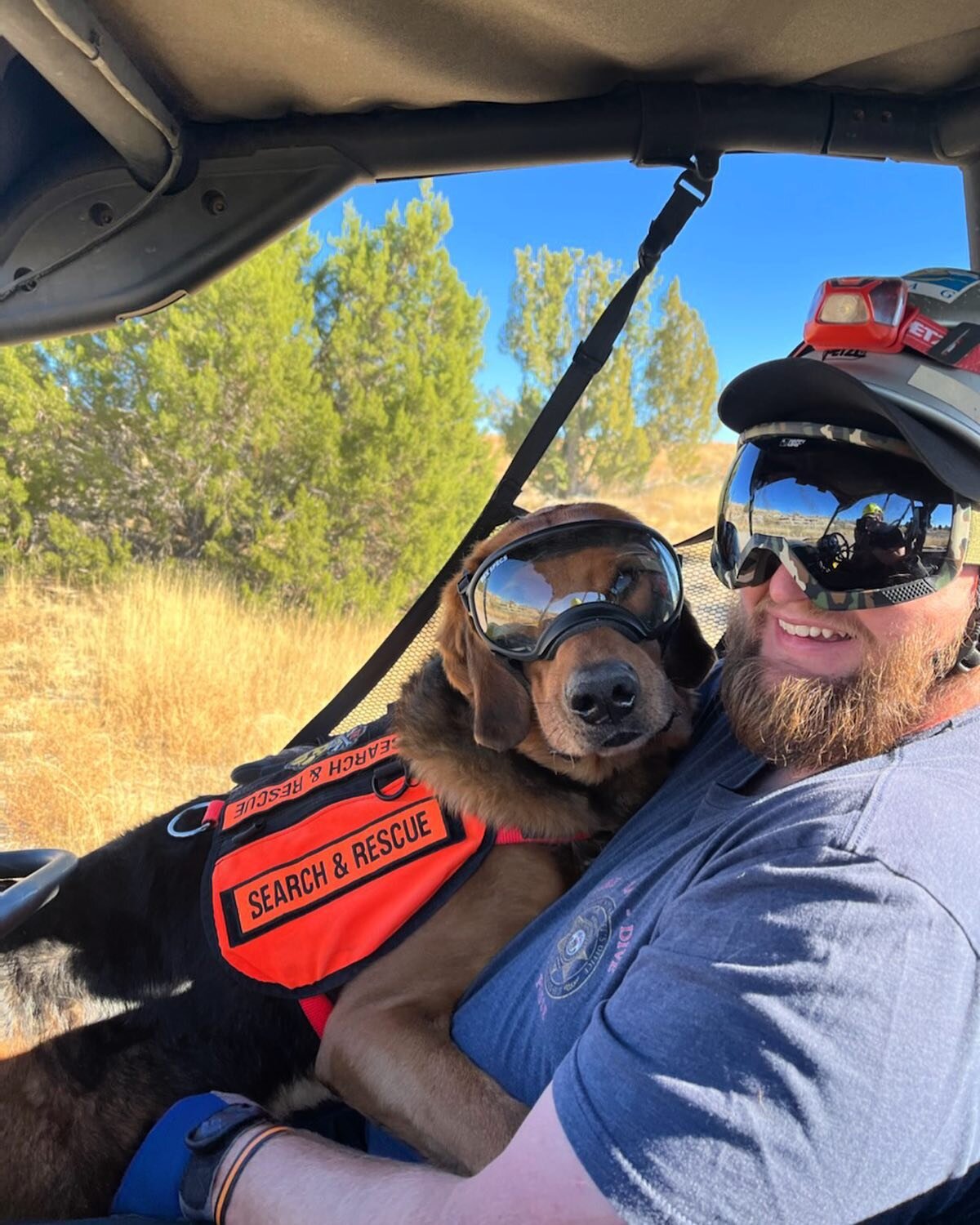 ATV training out in the field today with K9 Boojum and Reese. We strive to be ready for all types of different scenarios out here in the west. 

#sardog #sark9 #trailing #tracking #trackingdog #searchandrescue #colorado #training #pnw #wyoming #dogso