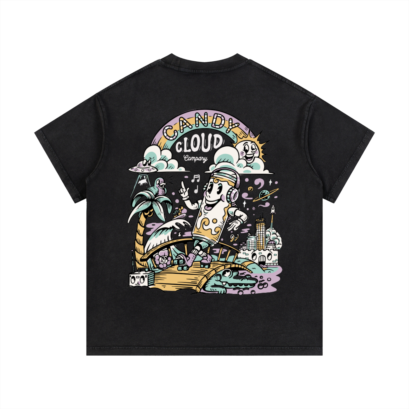 Candy Land Black Tshirt