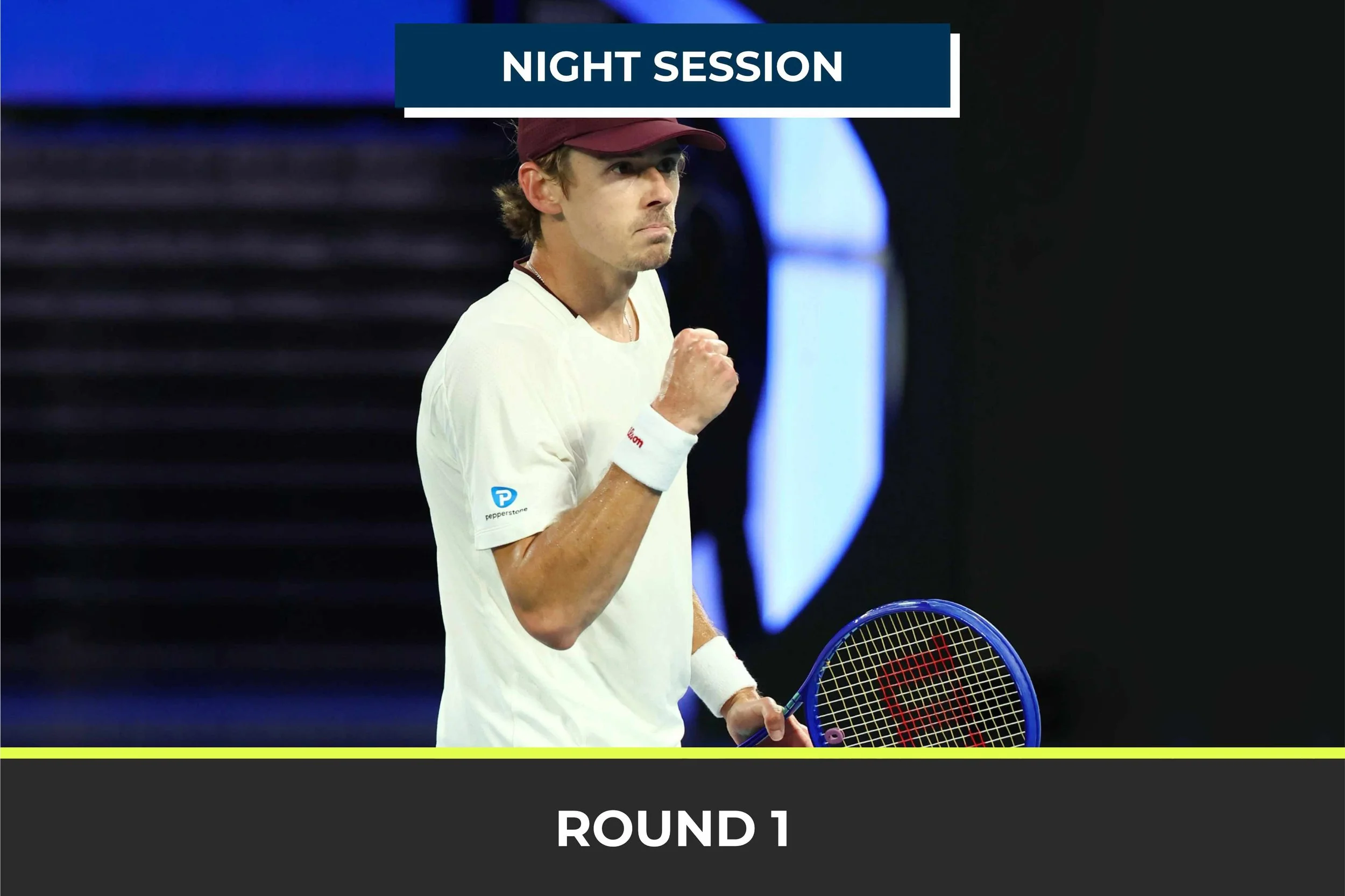 Sunday, 17 January — Men's & Women's Singles 1st Round, Night Session #2