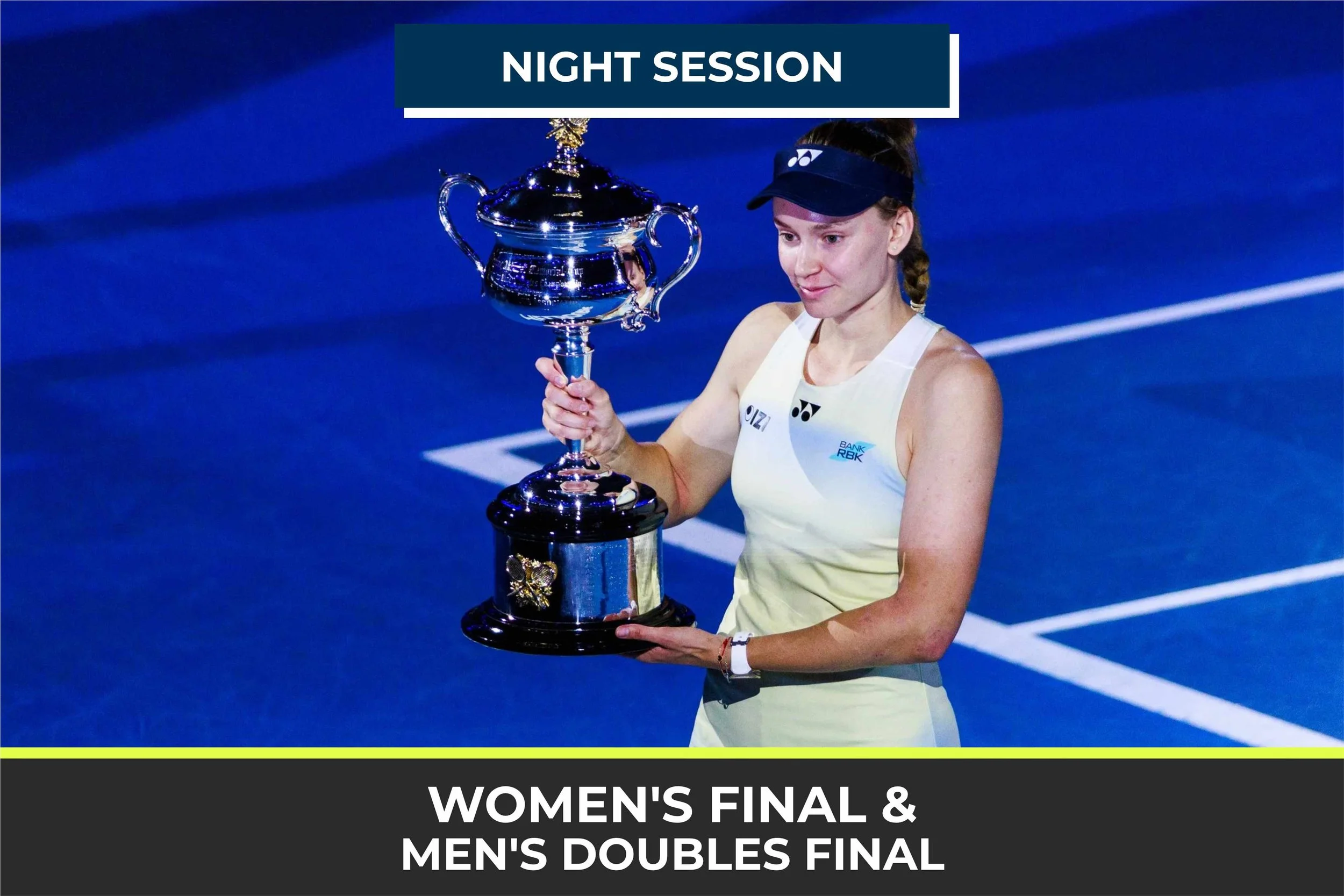 Saturday 30 January — Ladies Final & Men's Doubles Final  —  Night  session #26