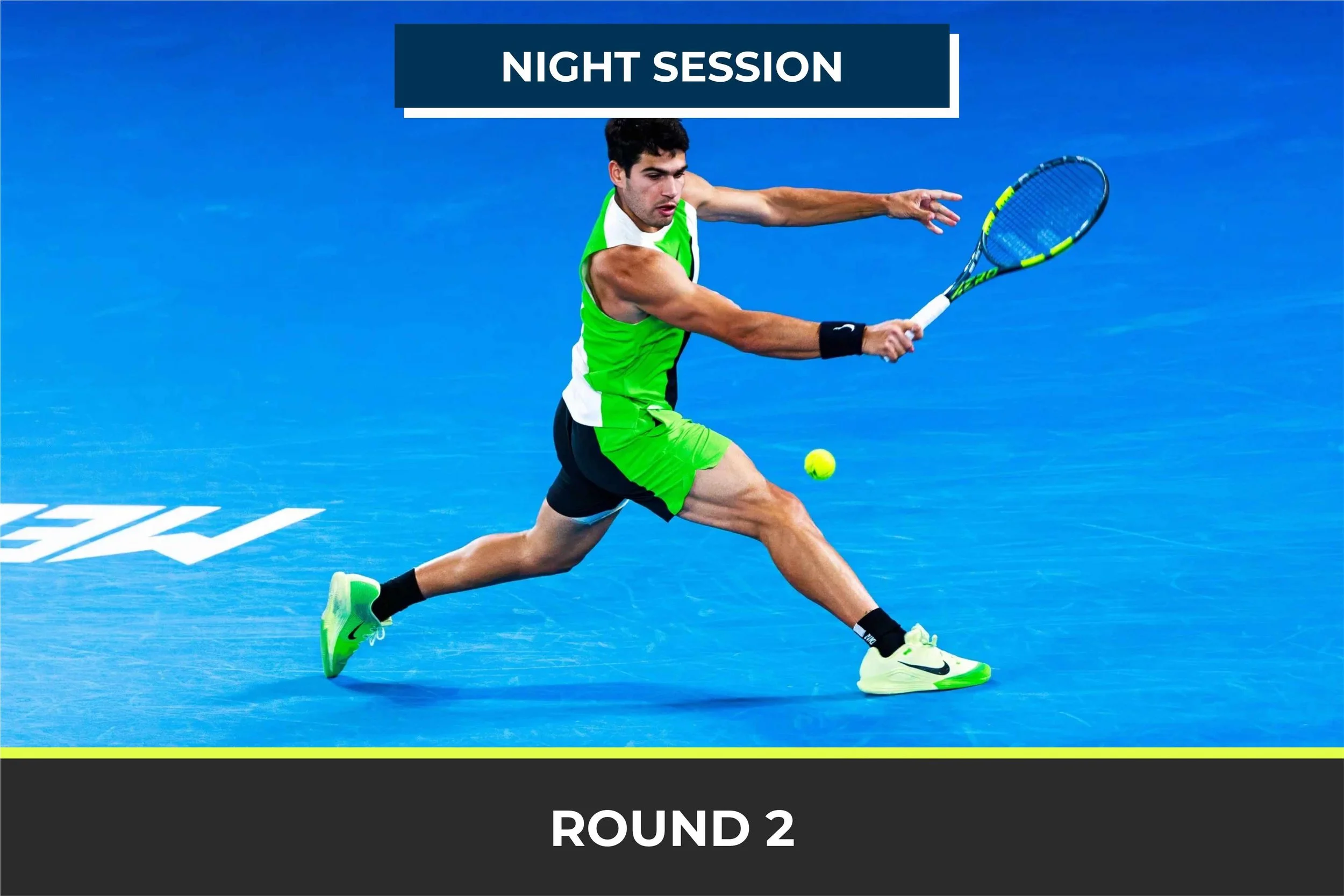 Wednesday, 20 January —  Men's & Women's Singles 2nd Round,  Night Session #8