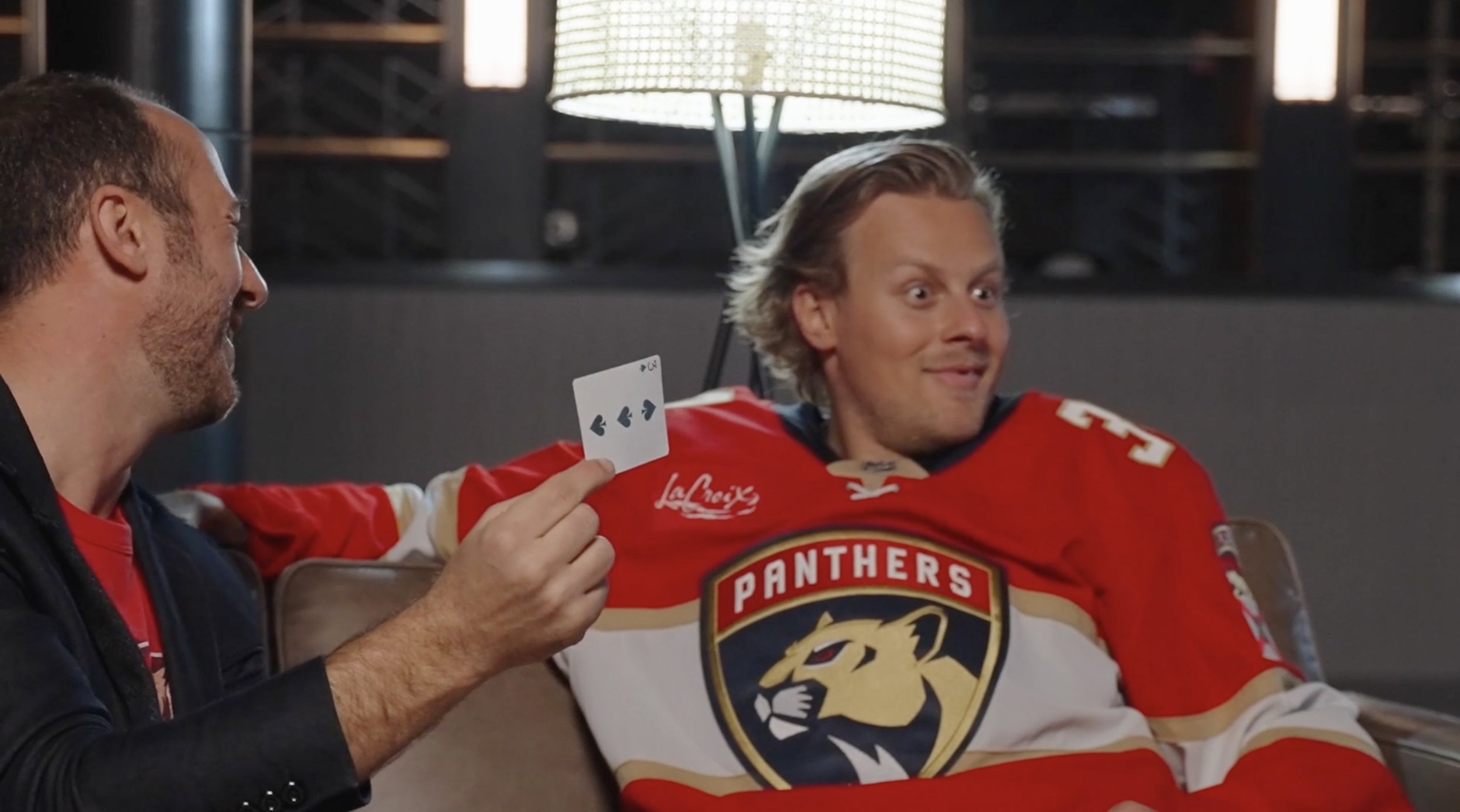 Kostya Kimlat and Florida Panthers Player.jpg