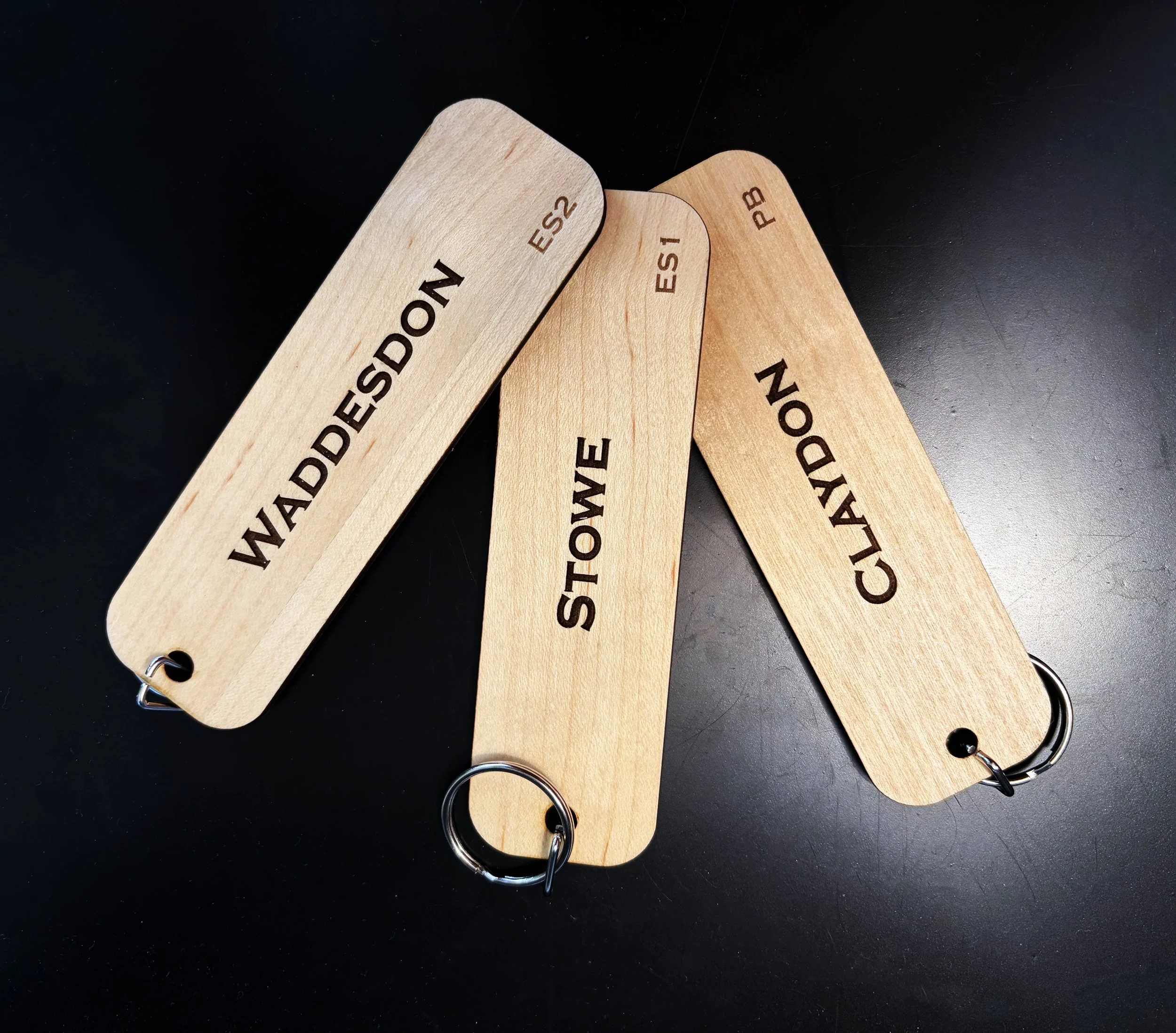 Wooden Key Tags 