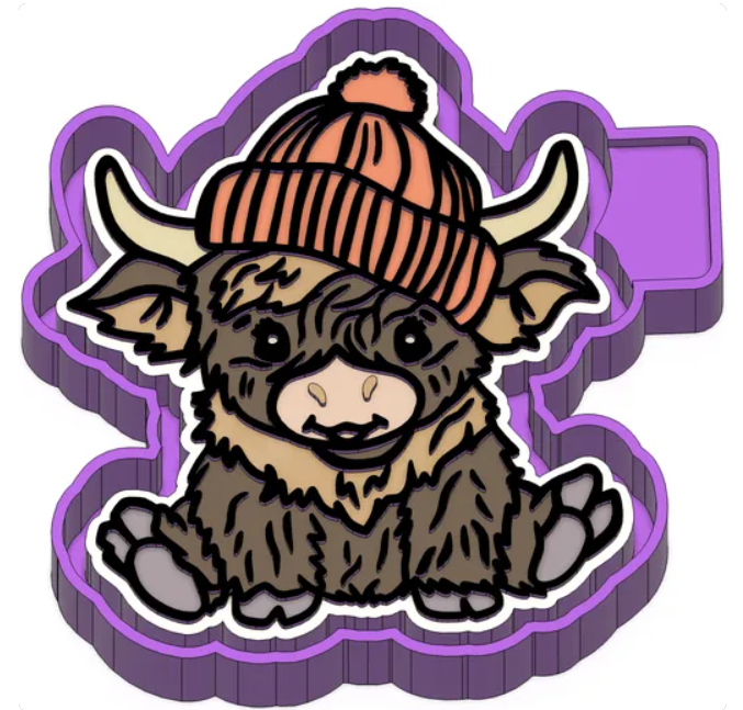 Highland Cow Beanie