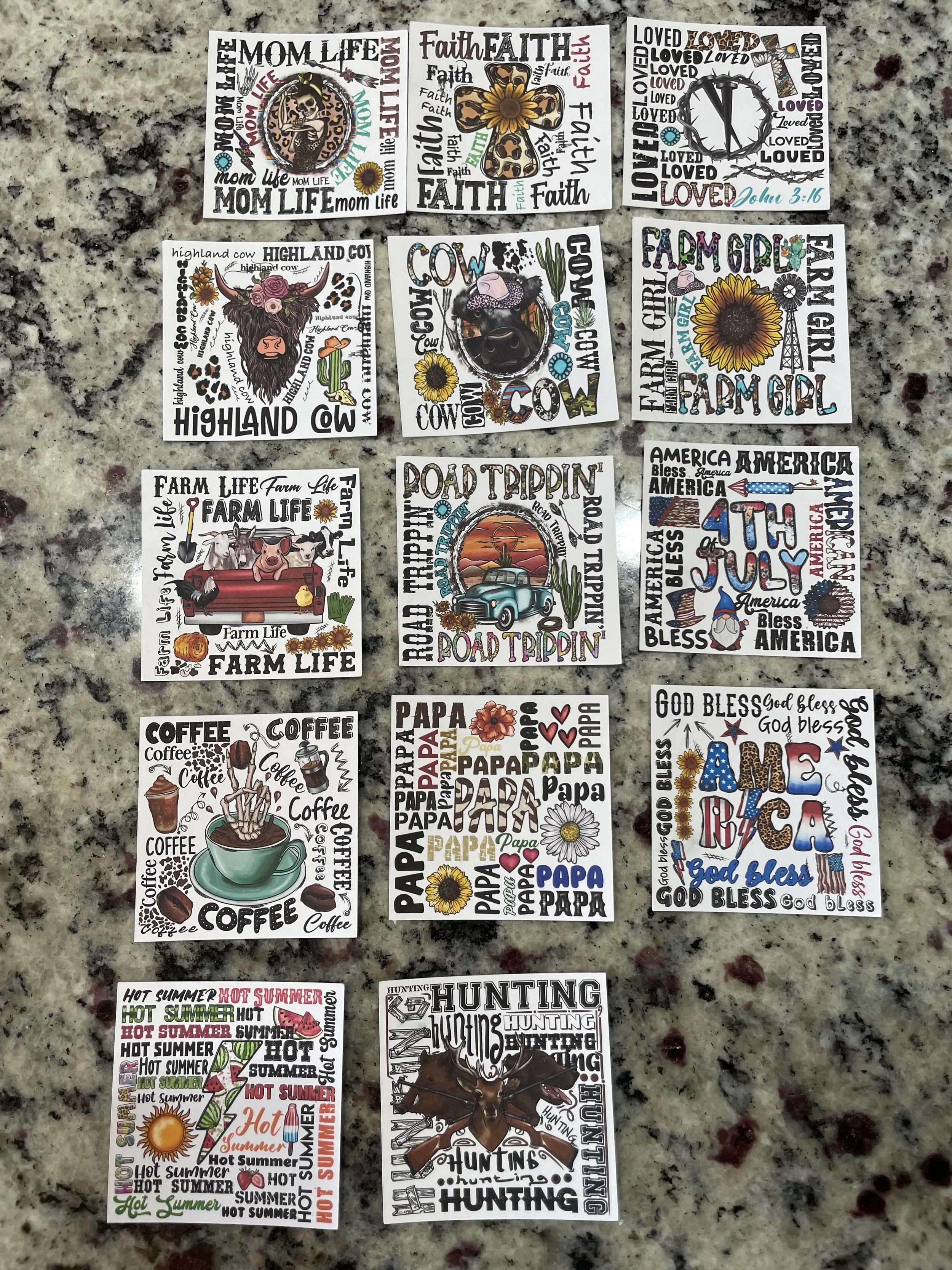 Square Mold Card Stock