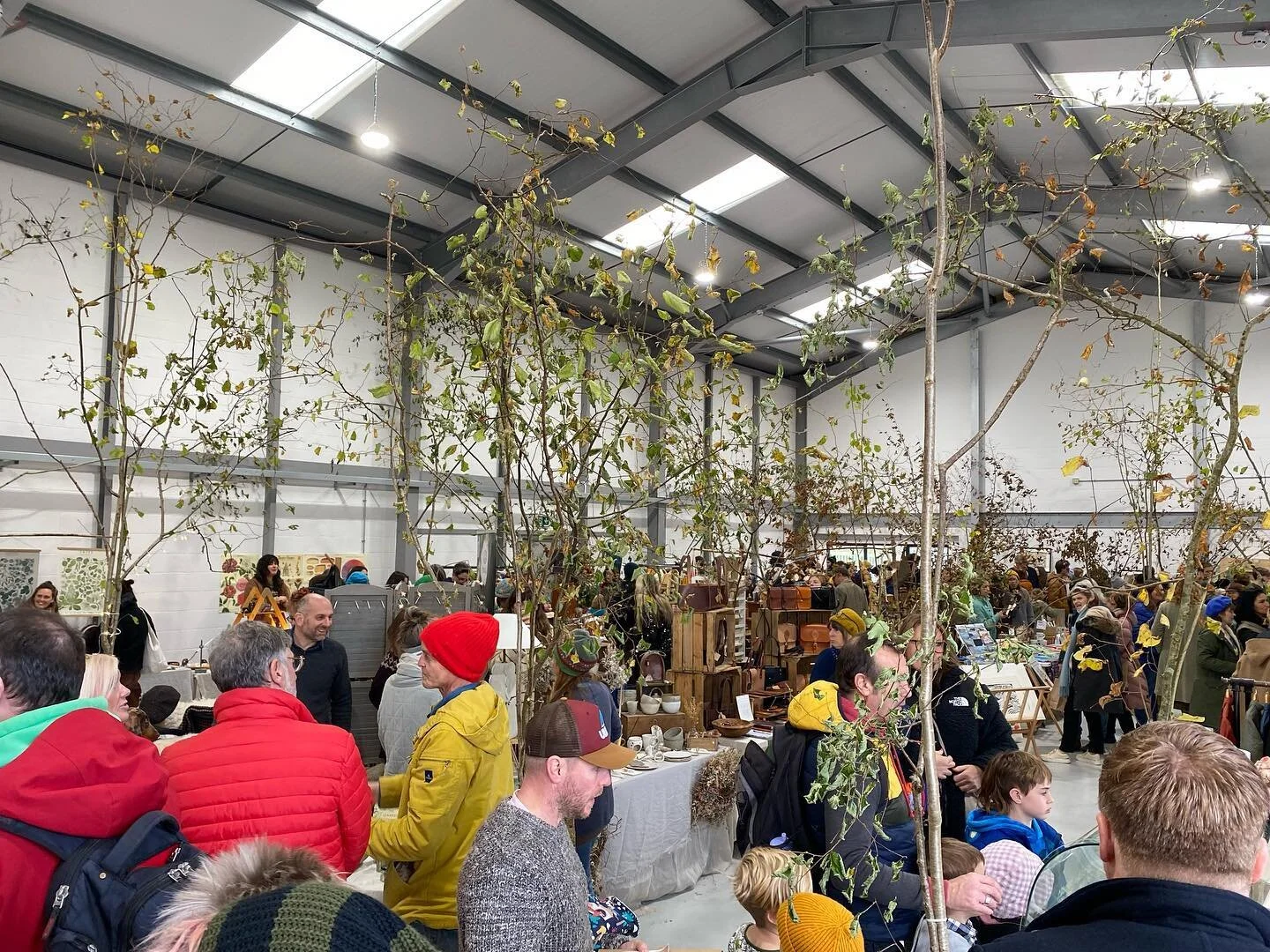 What a day yesterday @wintertide.sw Christmas craft market in Buckfastleigh!  The only 2 photos I managed to take. Thank you to everyone involved! It was such a spectacular day with the best atmosphere and most wonderful stalls. I was so happy to be 