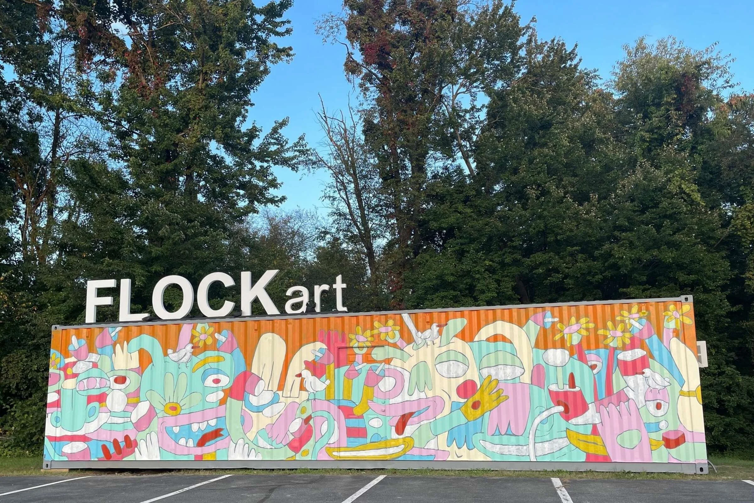 Artists' work seen in real time at North Greenbush school .