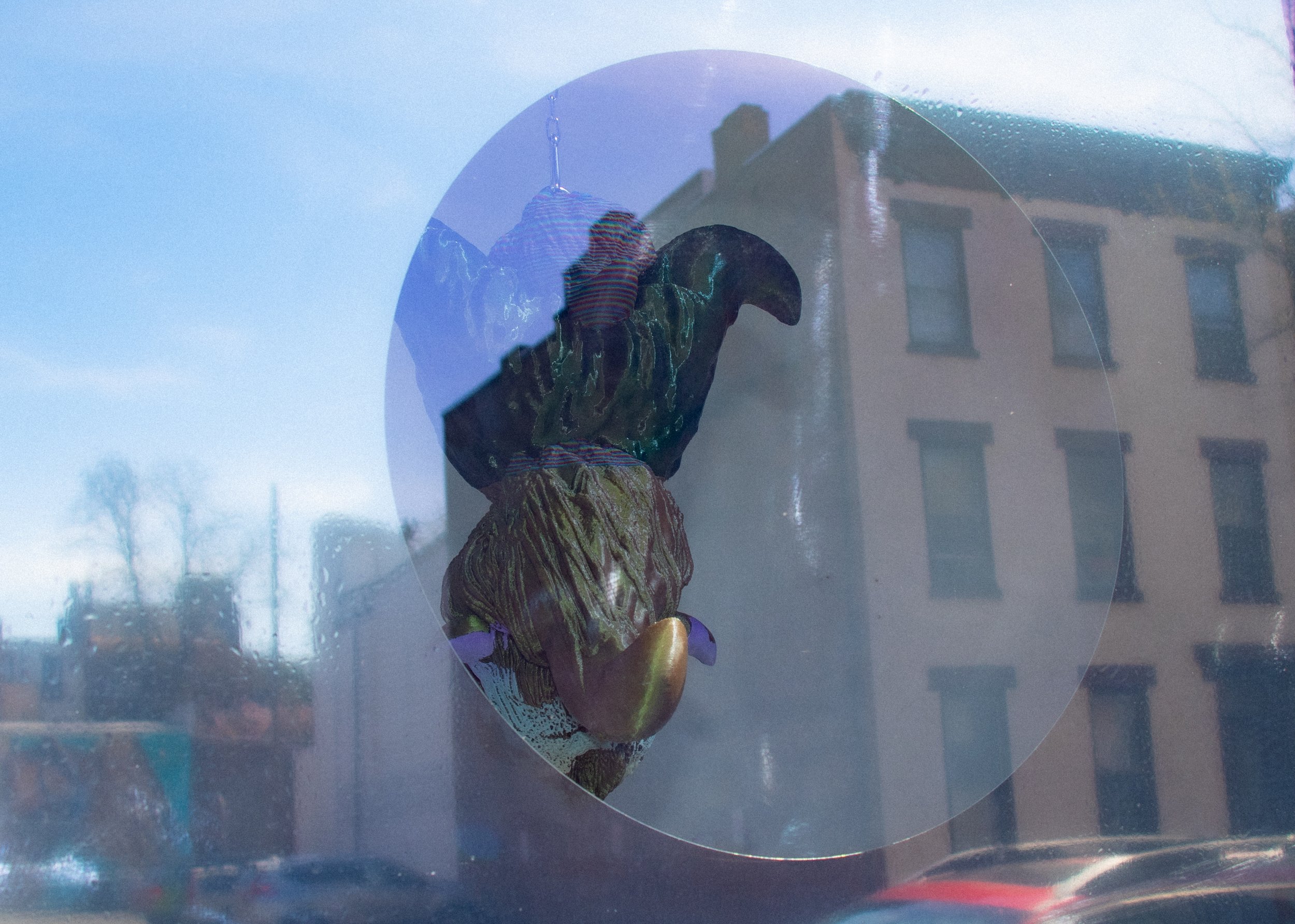 Installation view of Light Eaters by Gracelee Lawrence at Window Works.