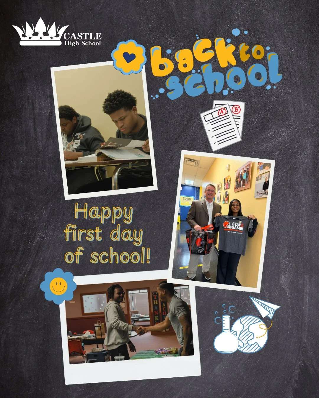 Welcome back, Castle Main! 🏫⁠
New year, new grind. Whether it&rsquo;s your first day or your last year, today&rsquo;s the day to show up strong. Let&rsquo;s do this!⁠
⁠
#CastleMain #CastleStrong #FirstDayFeels #BackToSchoolReady