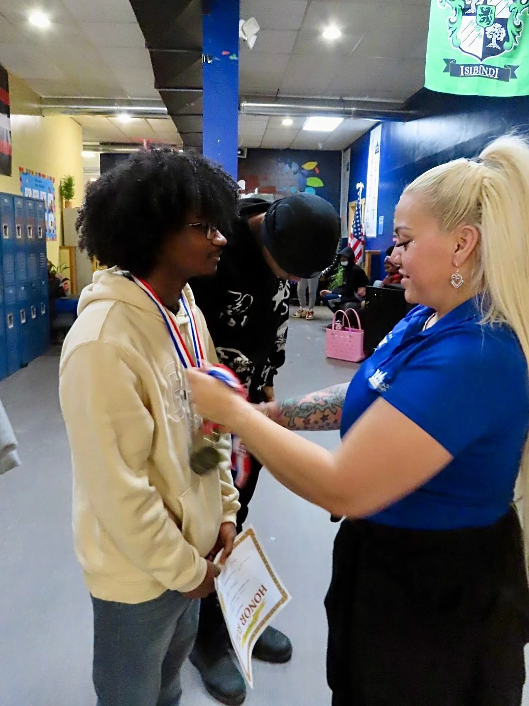 Today students were recognized for their hard work and commitment! Principal Kolb handed out Merit and Honor Roll awards to students who have made a big difference since they first started school in August. Keep up the good work and finish the rest o