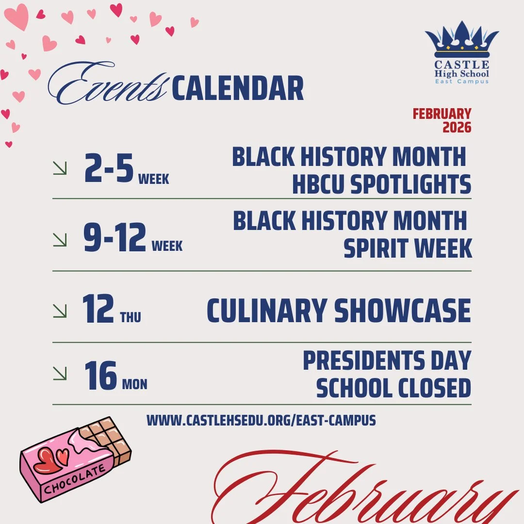 ❤️✨ February is full of connection and celebration at Castle East! ✨❤️⁠
From student activities to moments that bring our school community together, February is all about engagement, growth, and school spirit. Let&rsquo;s keep the momentum going and 