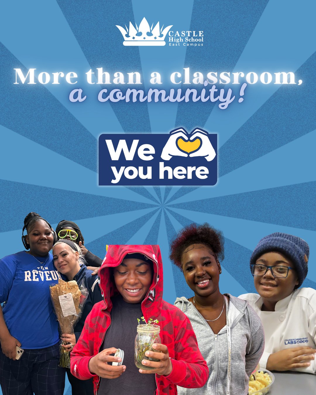 More than a classroom &mdash; we&rsquo;re a community. 💙 At CASTLE, every student is seen, supported, and celebrated. We love you here.⁠