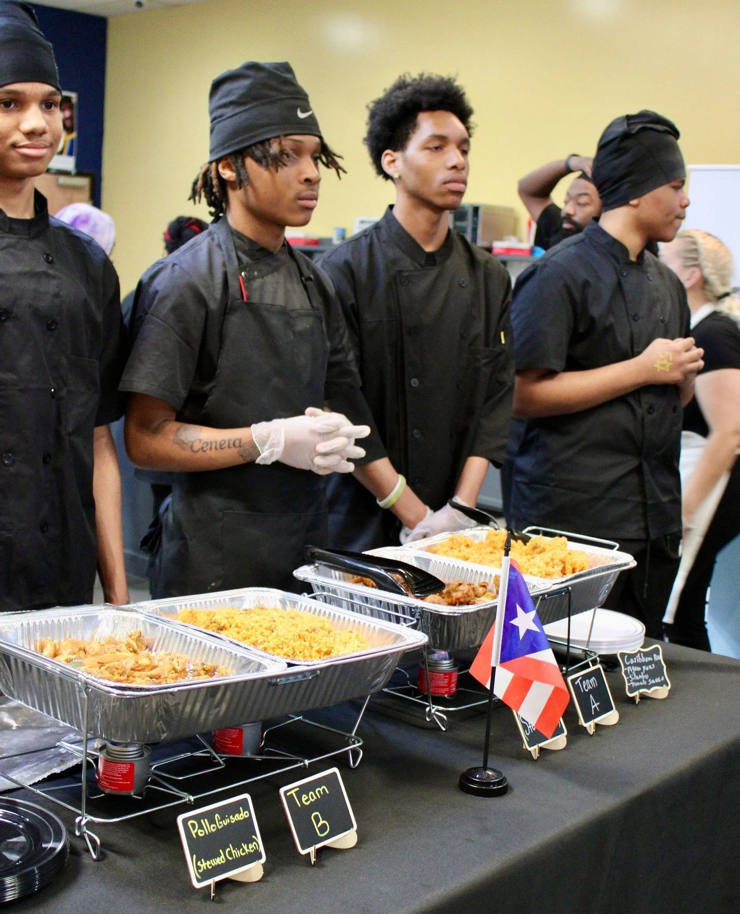 🍽️ Castle East Culinary Showcase Recap!⁠
⁠
Today our talented students at Castle East brought the flavors of the Caribbean to life during our Culinary Showcase! 👩&zwj;🍳👨&zwj;🍳 From the rich and savory Puerto Rican Rice &amp; Beans (Arroz con Gan