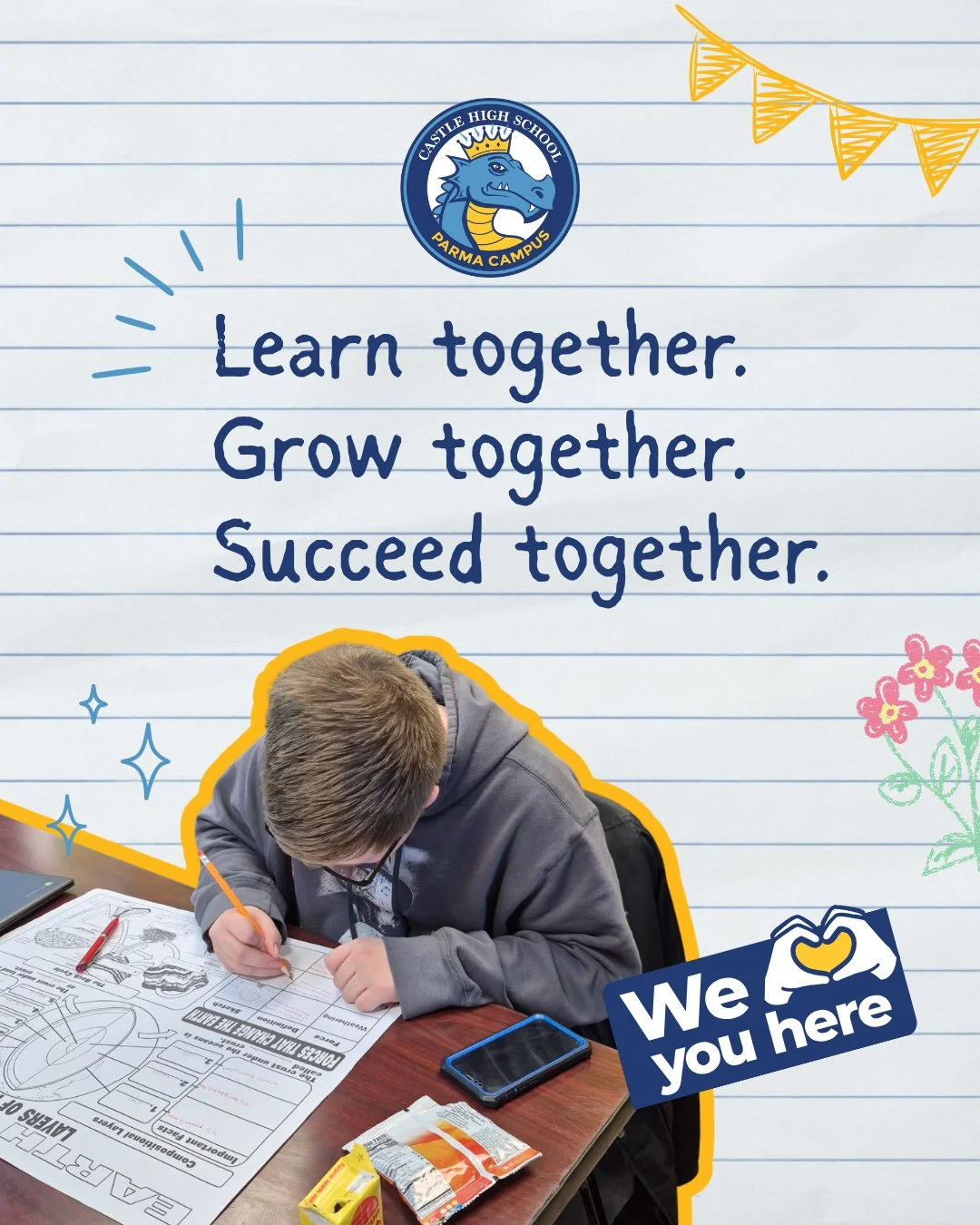 At Castle Parma, students thrive in a supportive, hands-on environment 📚 Be part of our community and start your journey today!⁠
⁠
👉 Enroll now: 440-888-0798 | castlehsedu.org/enrollment