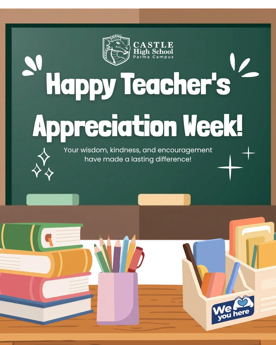 Happy Teacher Appreciation Week 💙⁠
Your dedication, encouragement, and belief in your students do not go unnoticed. Thank you for helping young minds grow and succeed.