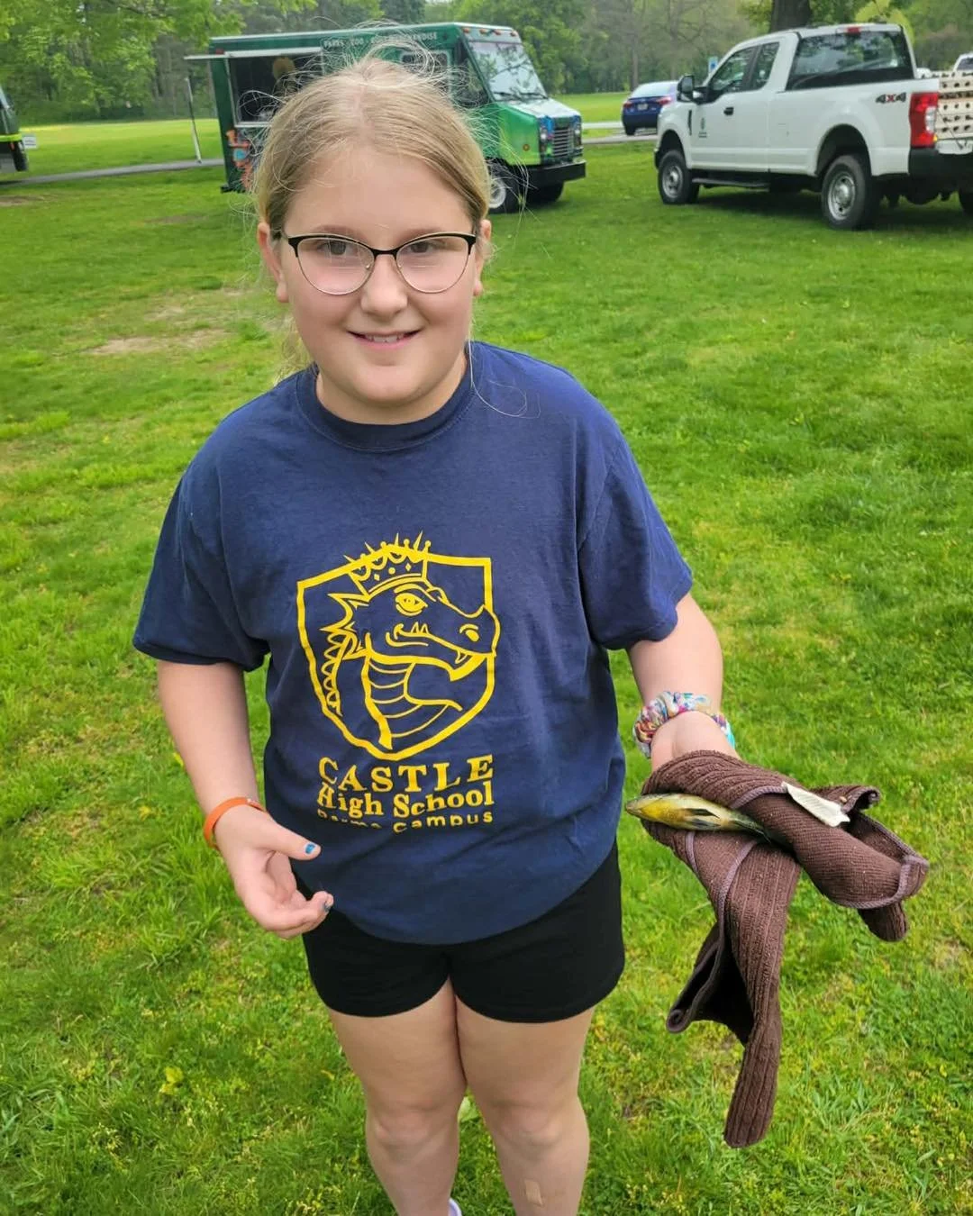 Just out at the kids&rsquo; fishing derby at Wallace Lake trying to reel in future success 🎣🏰

The fish weren&rsquo;t the only ones biting today &mdash; families got to hear all about CASTLE Parma High School while enjoying the sunshine, smiles, an
