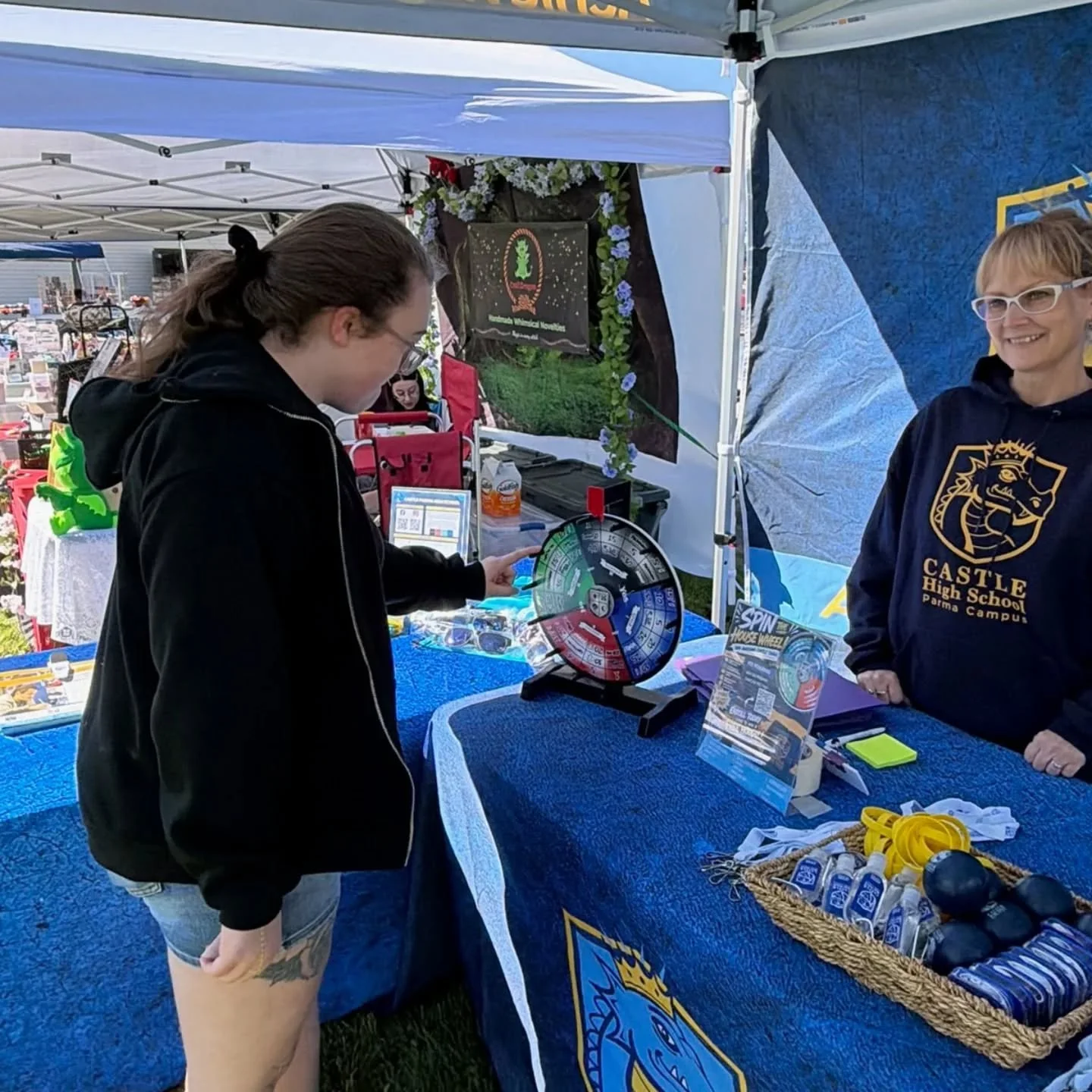 While connecting with families and sharing opportunities for students, our staff also made time to enjoy the fun at the Steppin' Into Summer Vendor &amp; Craft Fair! From meeting community members to exploring local vendors, it was a great day filled