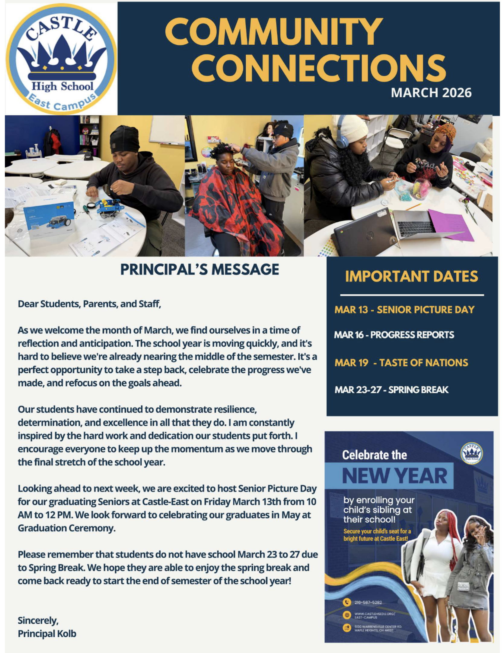 Castle East Newsletter - March 2026