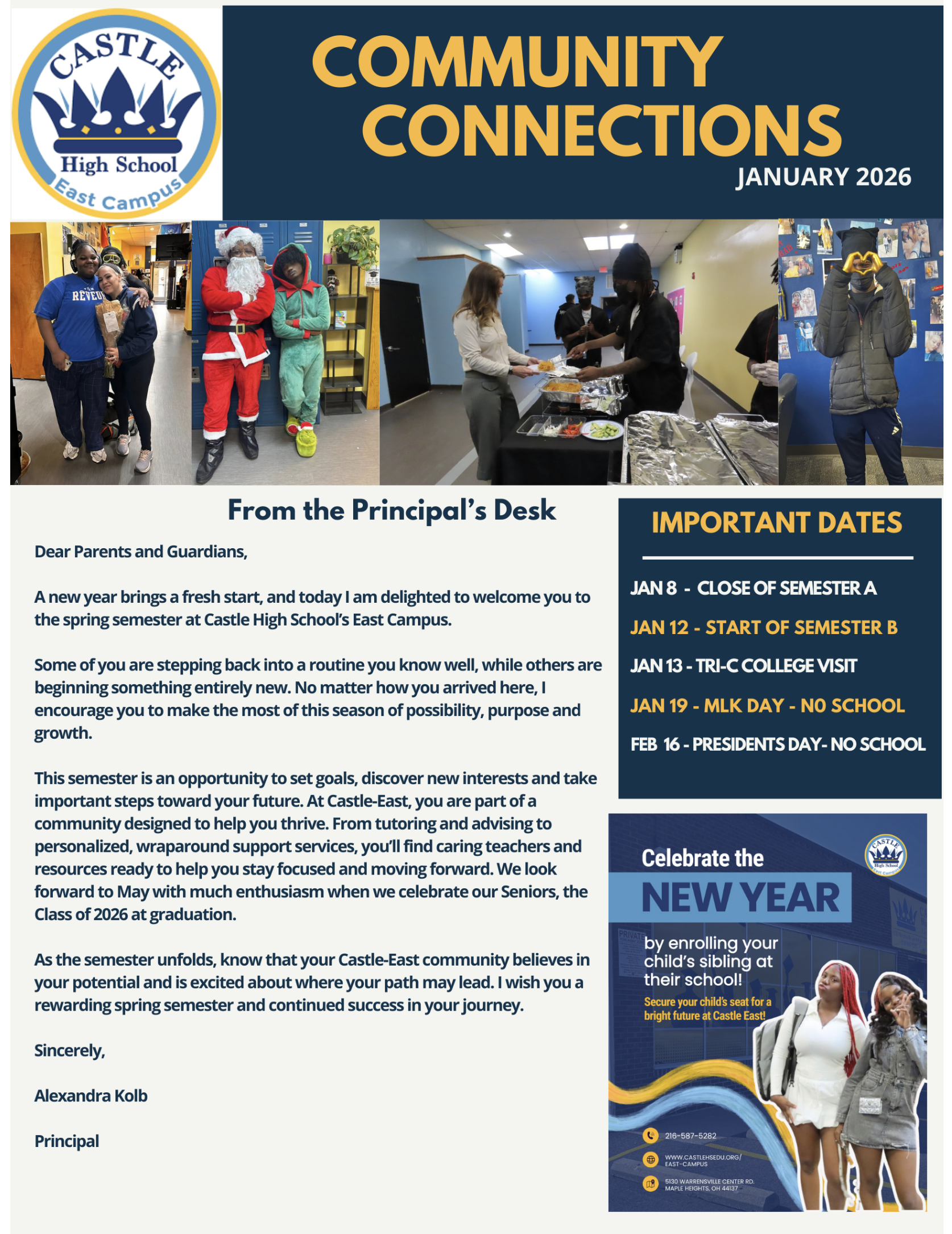 Castle East Newsletter - January 2026