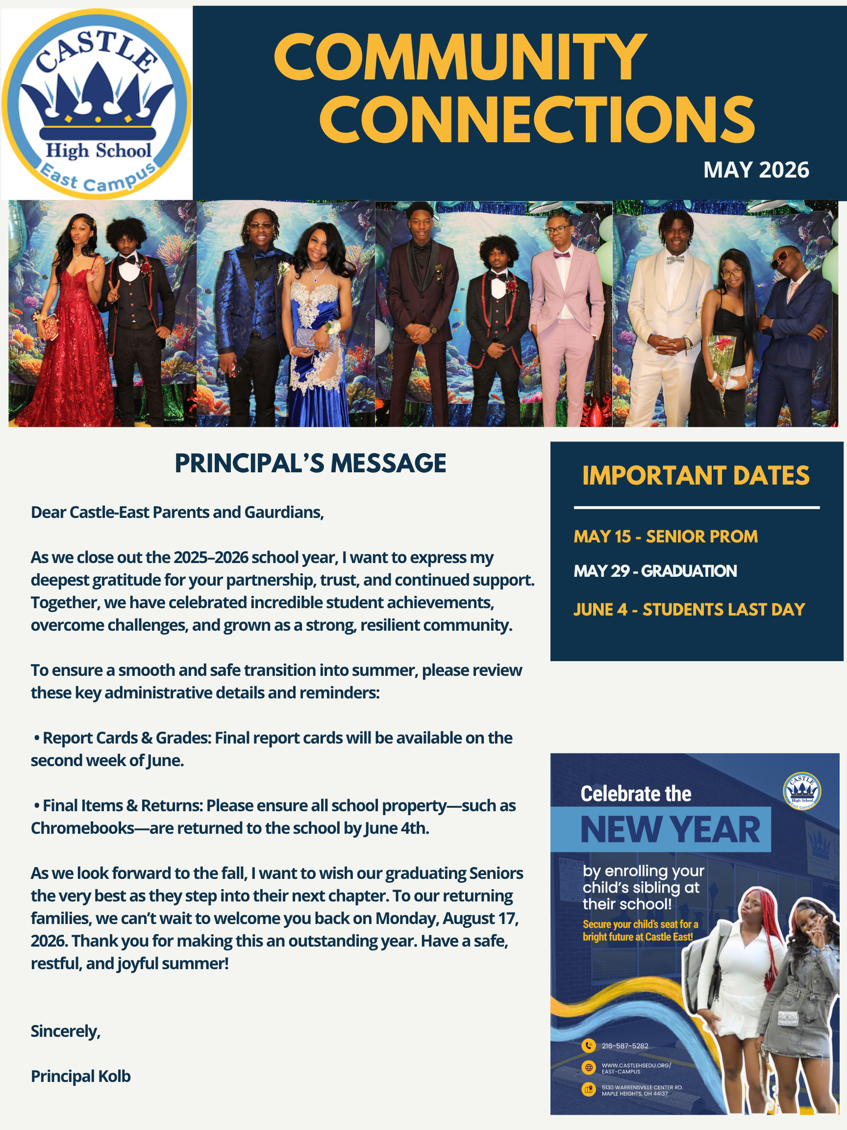 Castle East Newsletter - May 2026