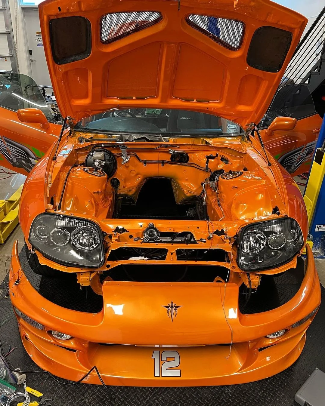 Lamborghini paint on a Toyota?!