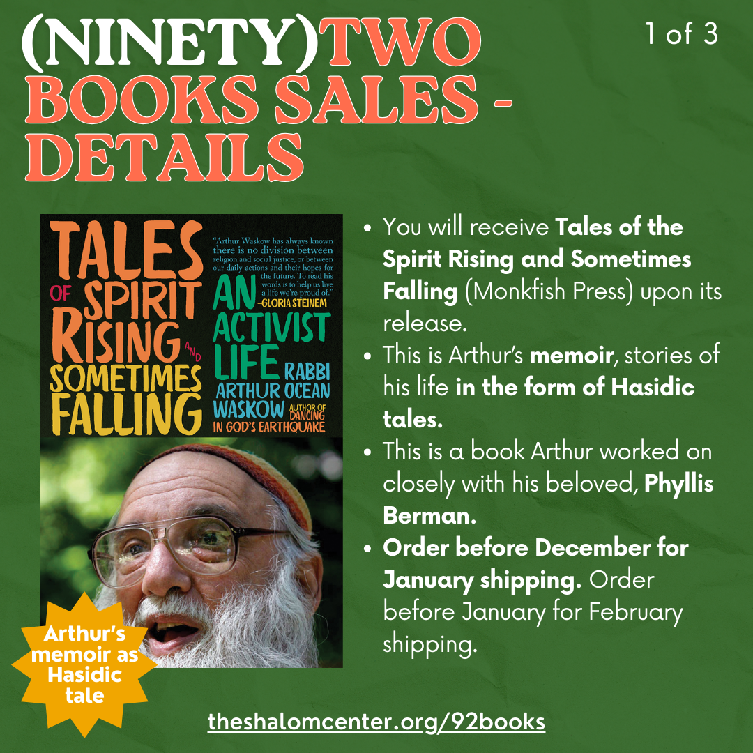 92 Books — The Shalom Center