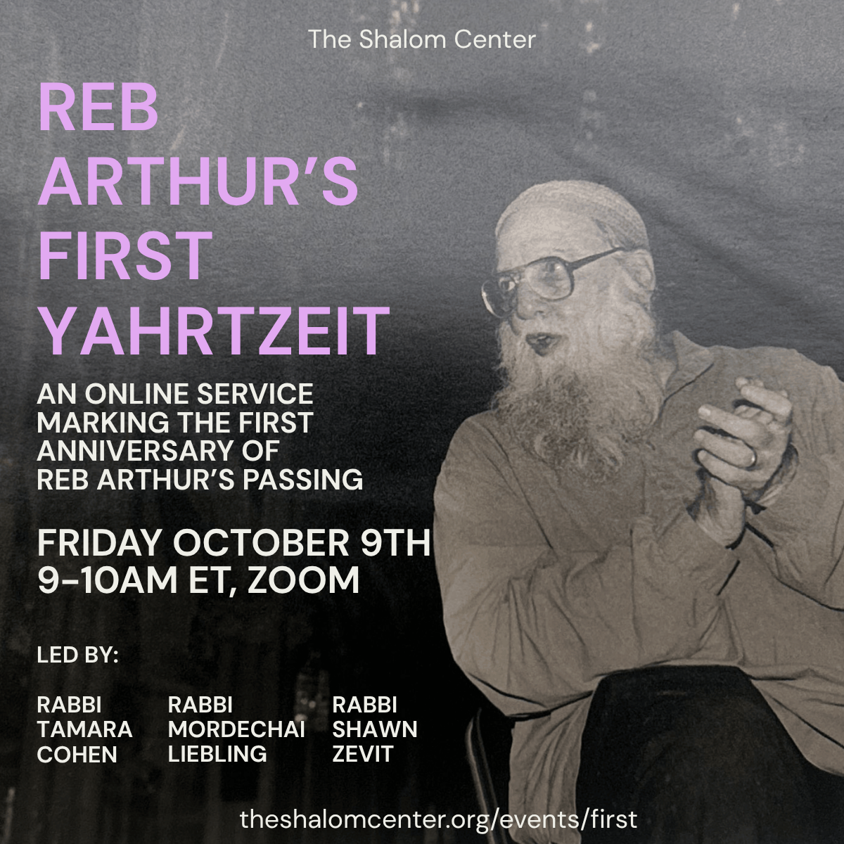 As the Season Turns: Hoshanah Rabbah Torah Soak, First Yahrtzeit, Cohort Bet Applications, Sanctuary in Michigan