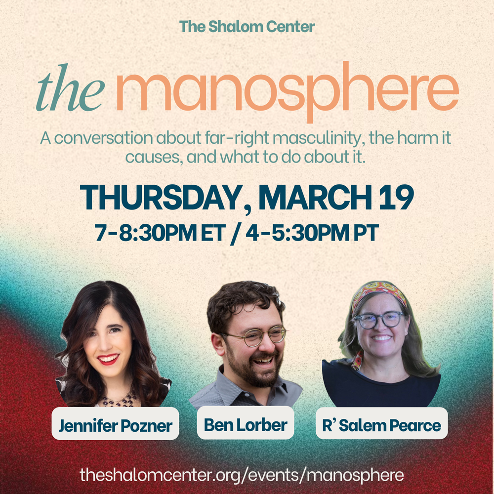Manosphere Backdrop The Manosphere — The Shalom Center