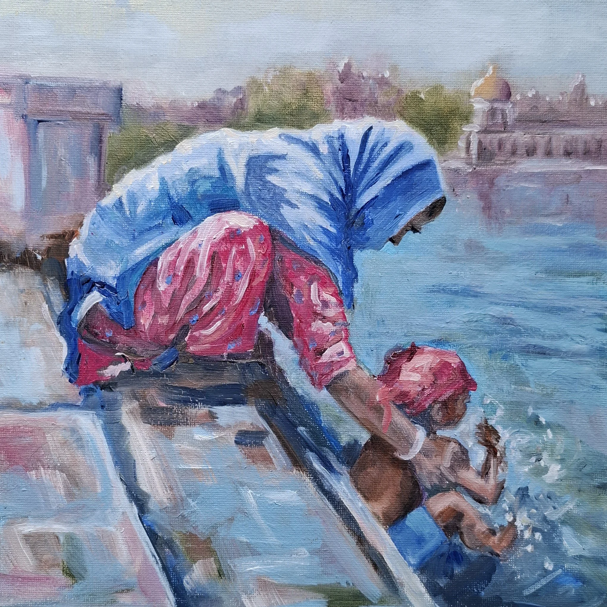 The Golden Temple India 25cmx 25cm