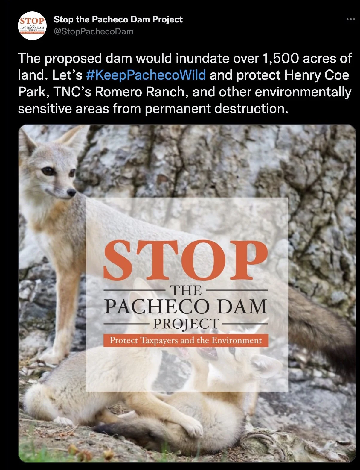 Stop Pacheco Dam 