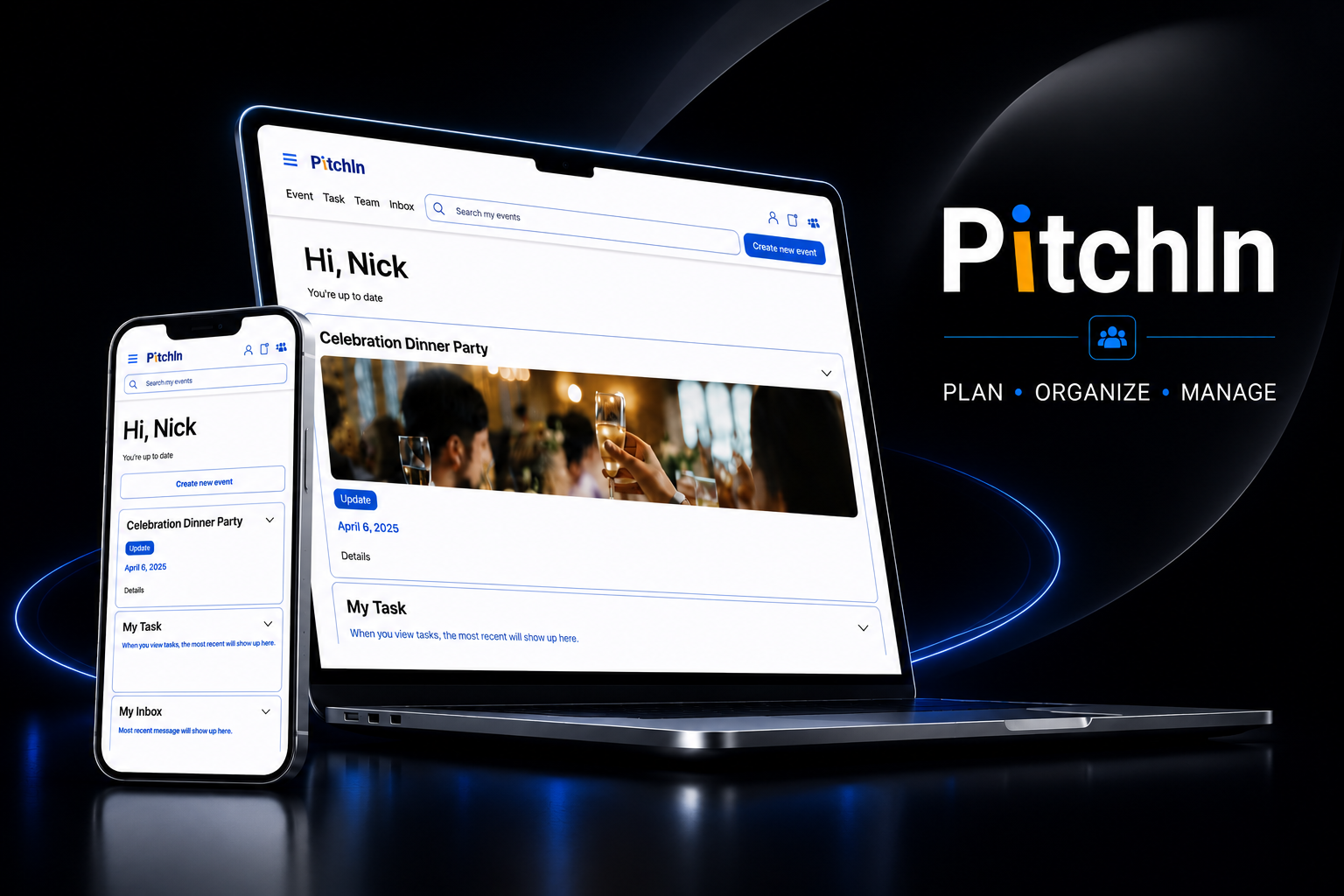 PitchIn - UI Design Project