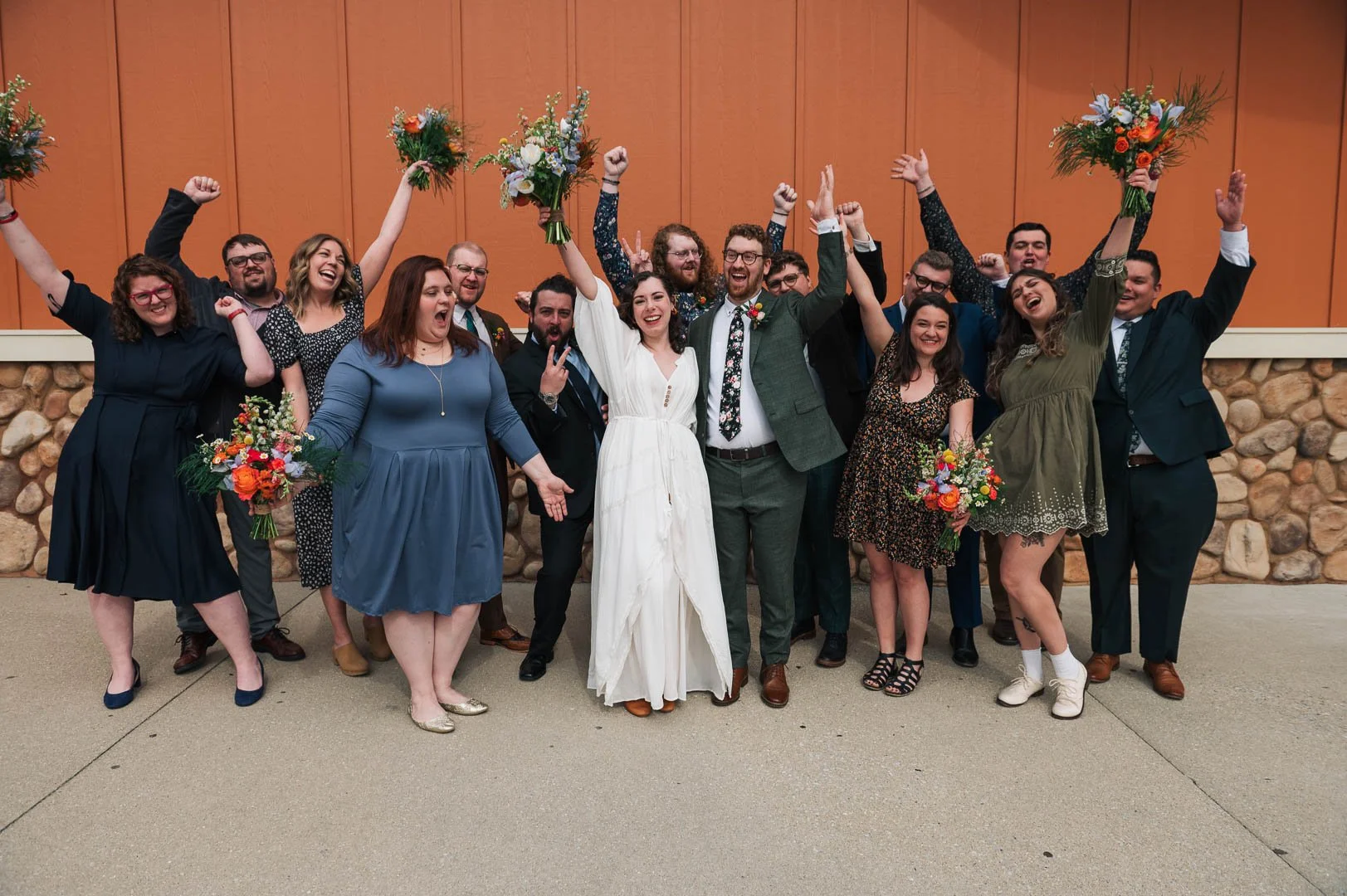 Wedding party photos