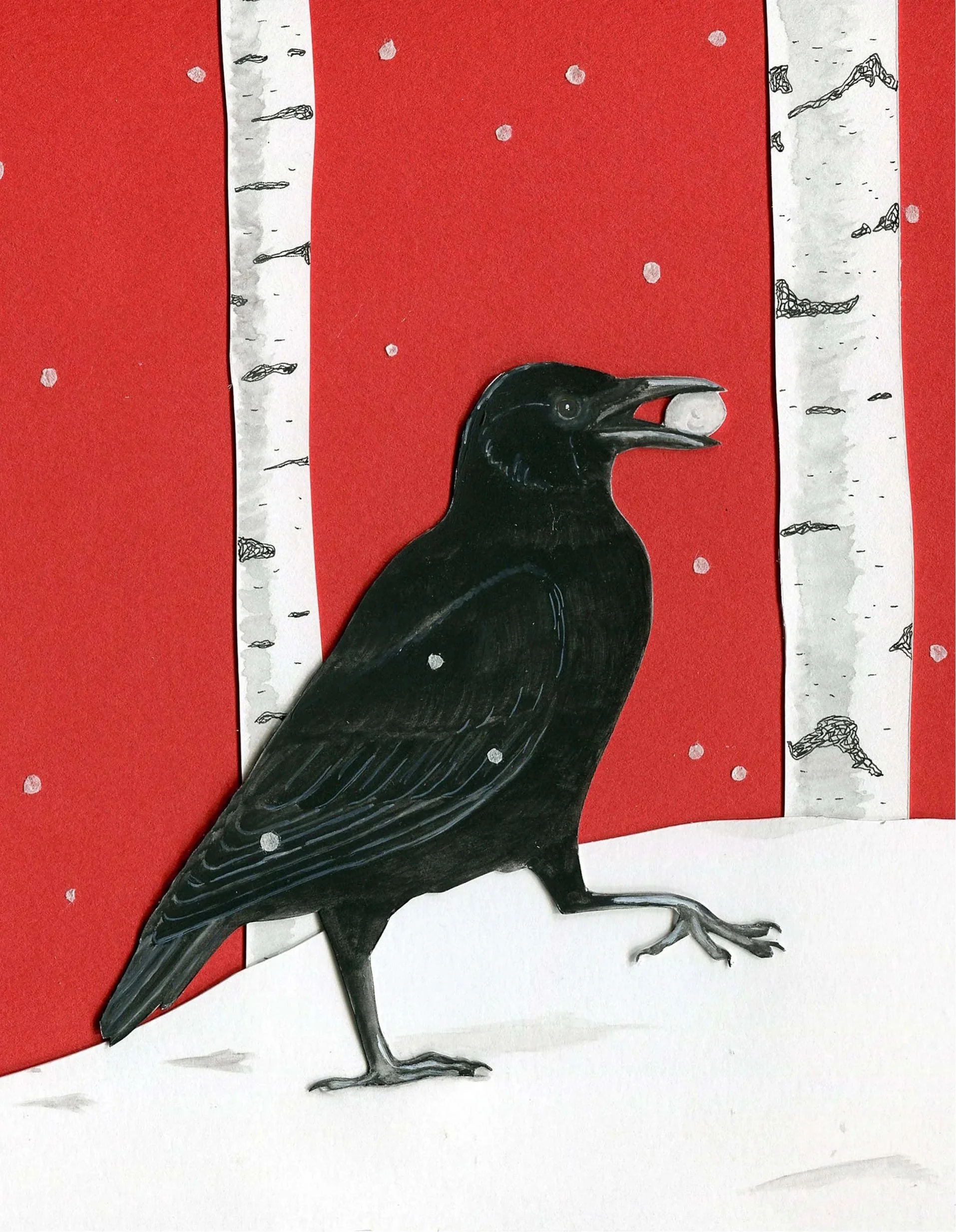 crow+card