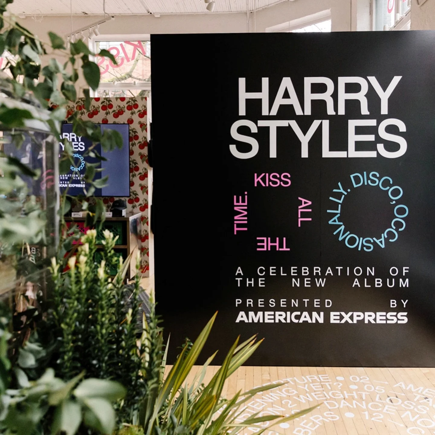 16 pop-ups worldwide for Harry Styles&rsquo; Kiss all the time.  Disco, occasionally. 🪩🎉

4 Wildhouse teams. 4 cities &mdash; all launched at once (Seattle shown here).

Shout out to @slaackproductions for bringing us along for the ride!🫶🏻🫶🏻🫶?