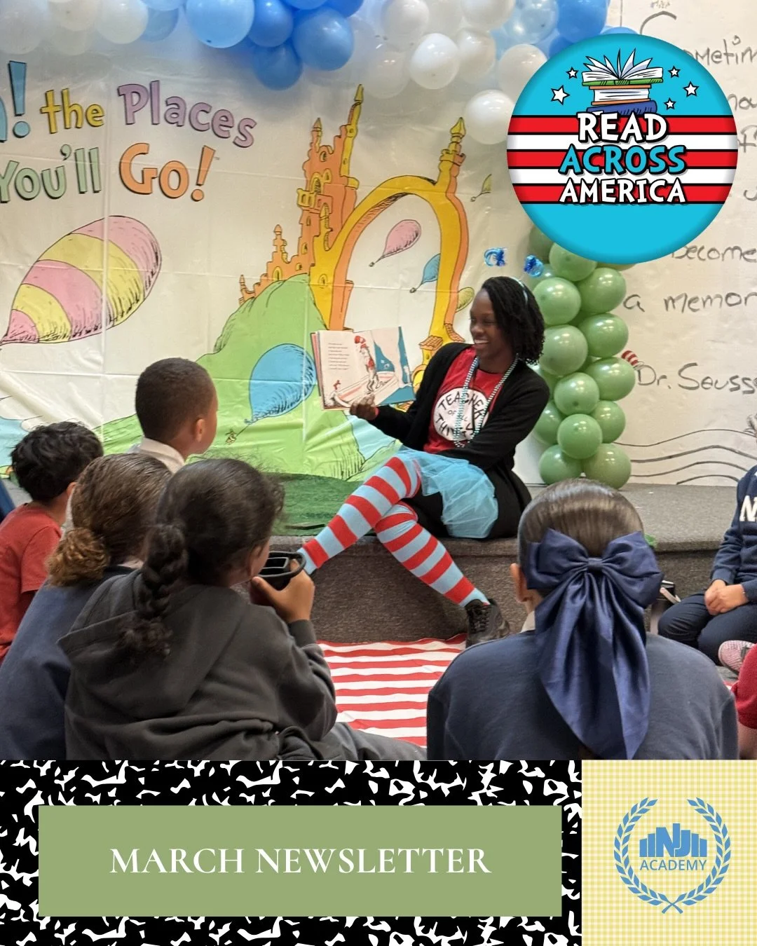 March is a month of growth at NJA! 🌸📖 

From our Read Across America celebration to our school-wide Reading Competition, we are building lifelong readers and leaders. Take a moment to read this month&rsquo;s newsletter and see how we&rsquo;re makin