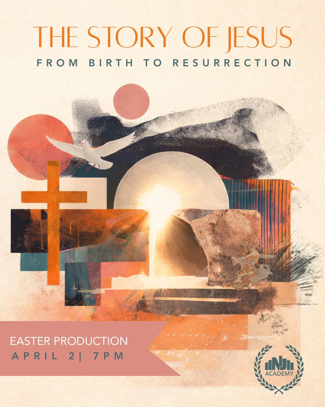 Save the date! ✨ Join us for our Easter Production as our students bring to life the story of Jesus &mdash; from His birth to His resurrection.

🗓 April 2nd
🕖 7:00 PM
📍New Jerusalem Academy (4925 Old Pleasant Hill Rd.)

Invite your friends and fam