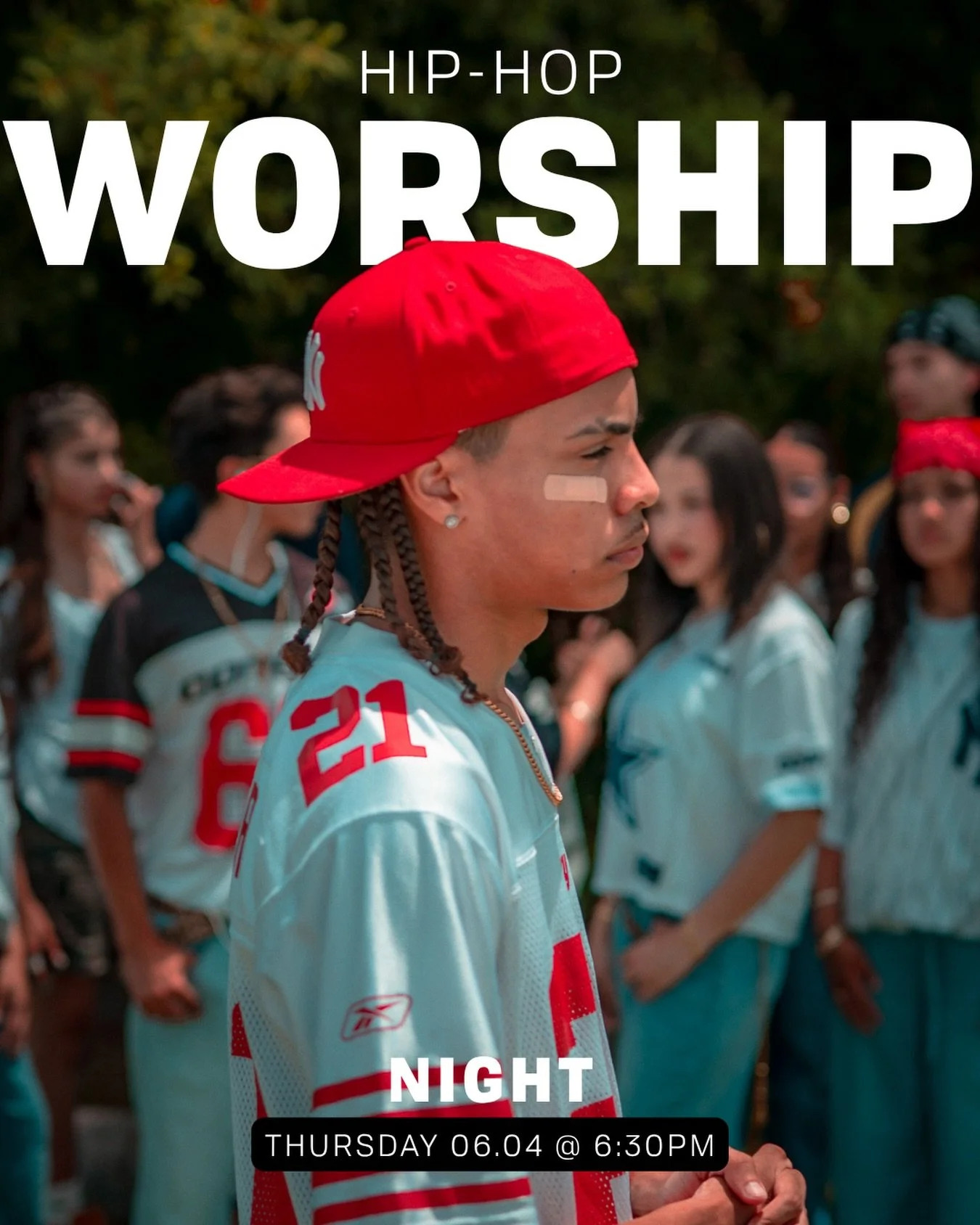 THIS THURSDAY! 
God speaks every language,
To every tribe and race,
And this Thursday he'll receives hip-hop,
As a language of praise. 🔥🎤
