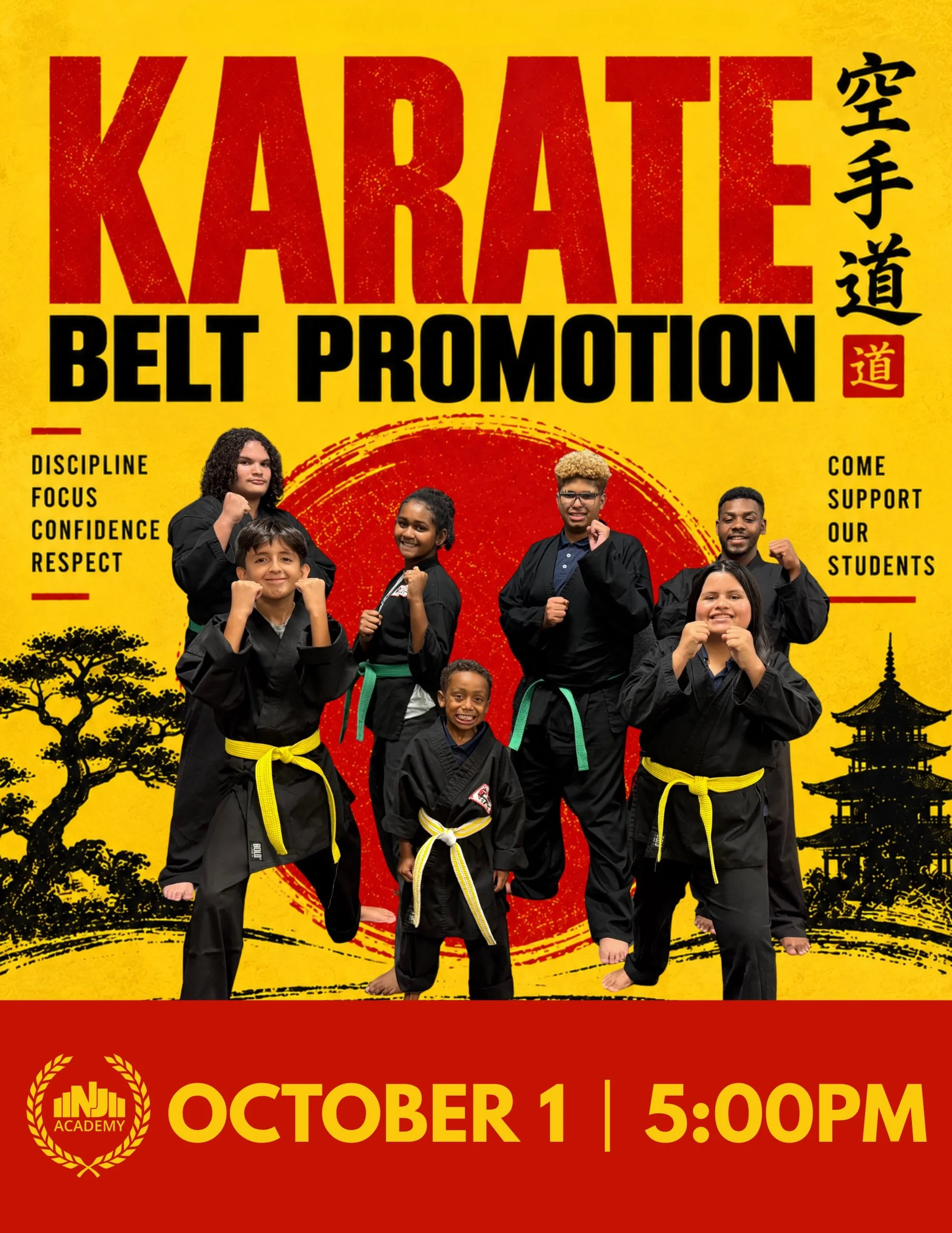 🥋 Hard work, discipline, and dedication deserve to be celebrated! Join us for our Karate Belt Promotion Ceremony as we recognize our students for their growth, perseverance, and achievements! We&rsquo;re so proud of the progress they&rsquo;ve made a