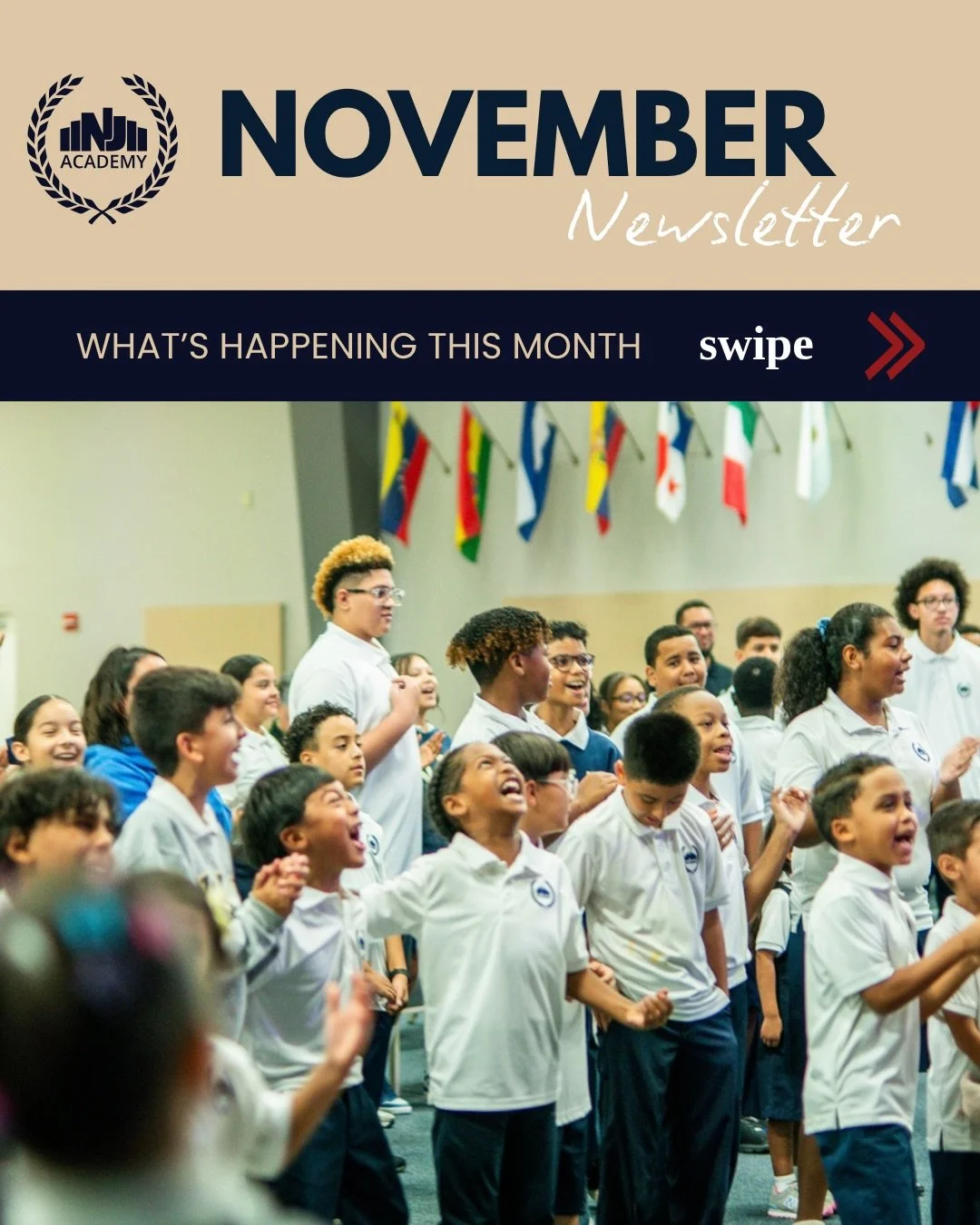 Our November Newsletter is here! 📰 Take a look at what&rsquo;s happening this month, including upcoming events, important dates, and exciting activities for our NJA family.

We&rsquo;re looking forward to a month filled with gratitude, fellowship, a