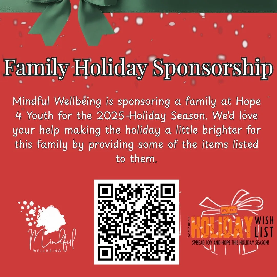We&rsquo;re so grateful to be partnering with Hope 4 Youth again this year to sponsor a family and help fulfill their holiday wish list.

If you&rsquo;d like to join us in supporting them, simply scan the QR code&mdash;it will take you directly to th