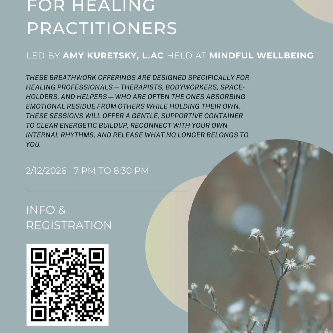 ✨ Restorative Breathwork for Healing Practitioners ✨
A gentle, supportive space created especially for those who hold space for others.

Join us for an evening of restorative breathwork designed to help healing professionals release accumulated emoti