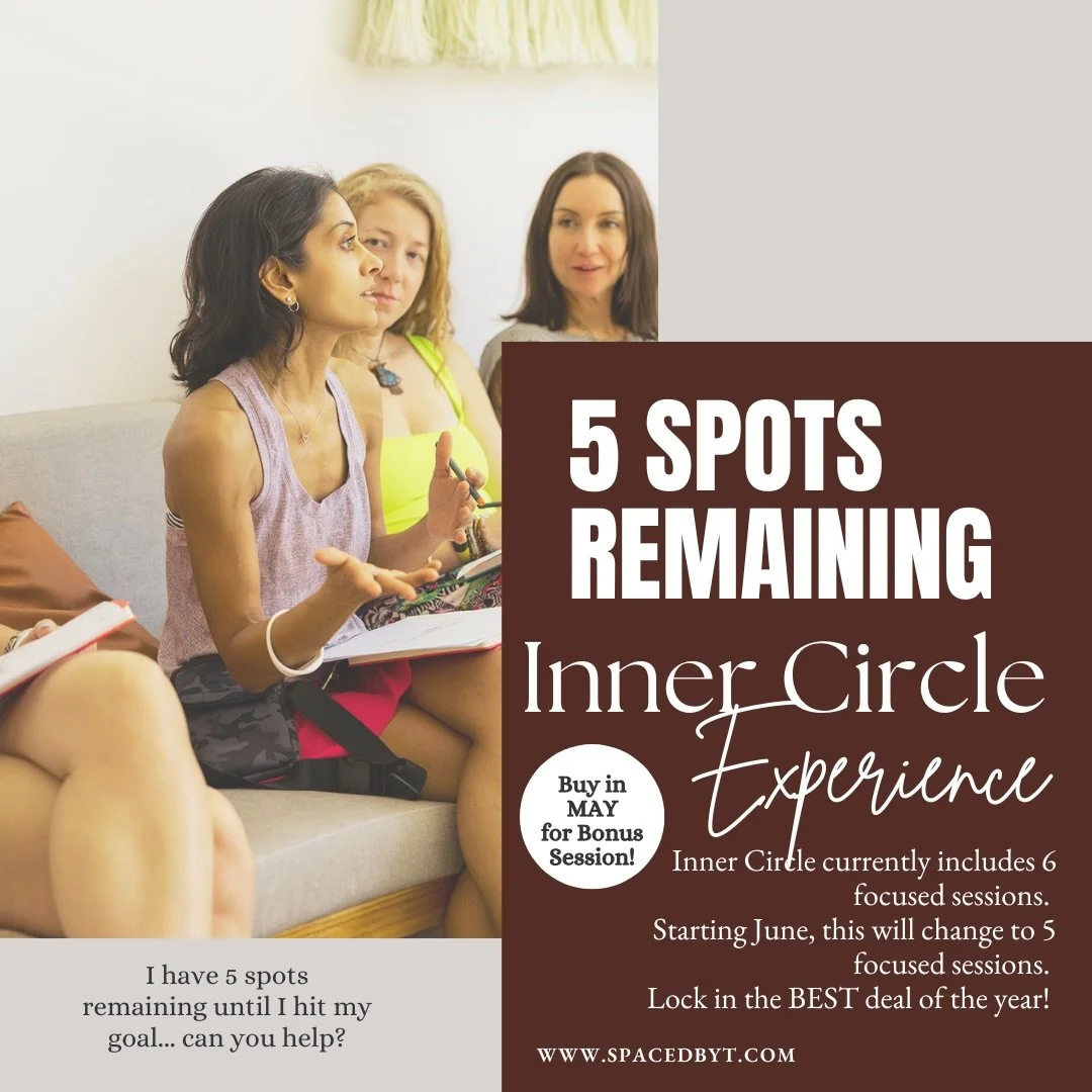 Inner Circle is for high achievers looking to align with partners who prioritize time, strategy, efficiency, and support their needs.

Enjoy twelve months of partnership with @spaced_by_t_ to organize your life!
.
.
.
.
#spacedbyt #thefunnyorganizer 